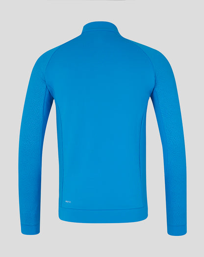 Majesticks Golf Club Men's Flex 1/4 Zip Long Sleeve Top - Blue