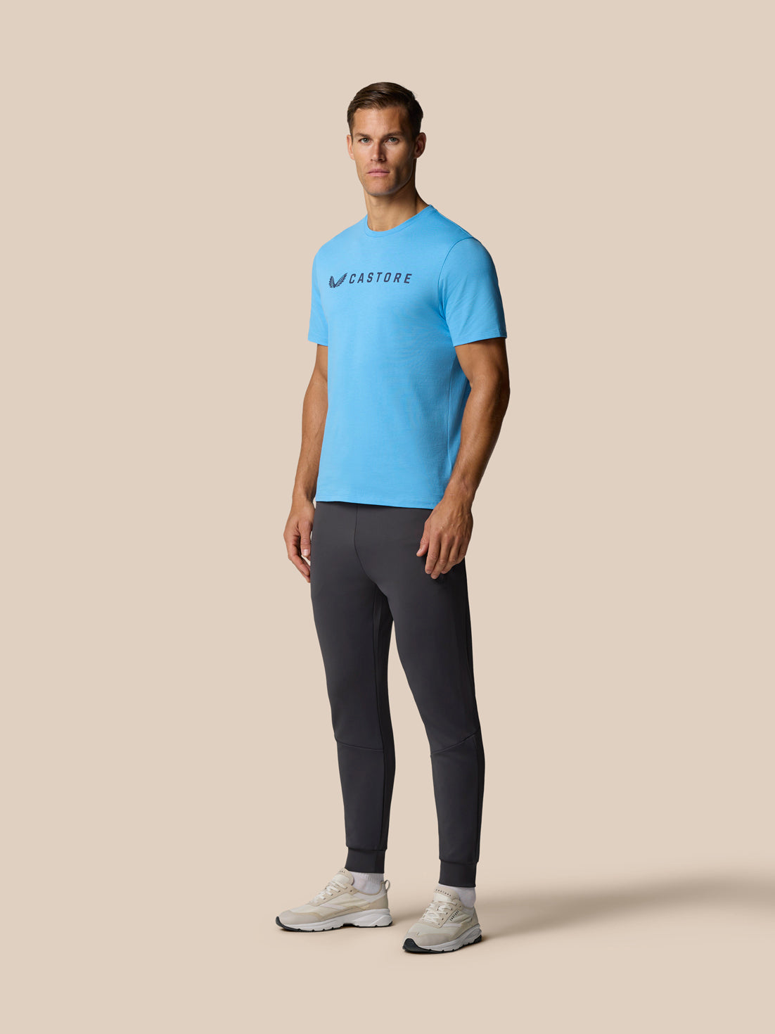 Grafisch Lifestyle T-shirt – Koelblauw - Cool Blue