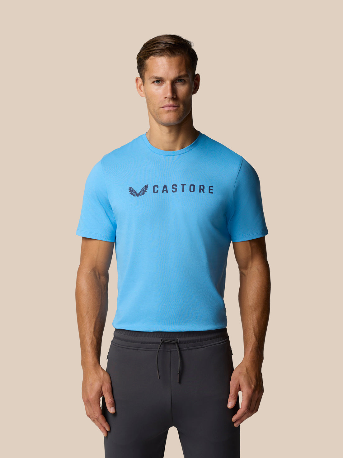 Grafisch Lifestyle T-shirt – Koelblauw - Cool Blue