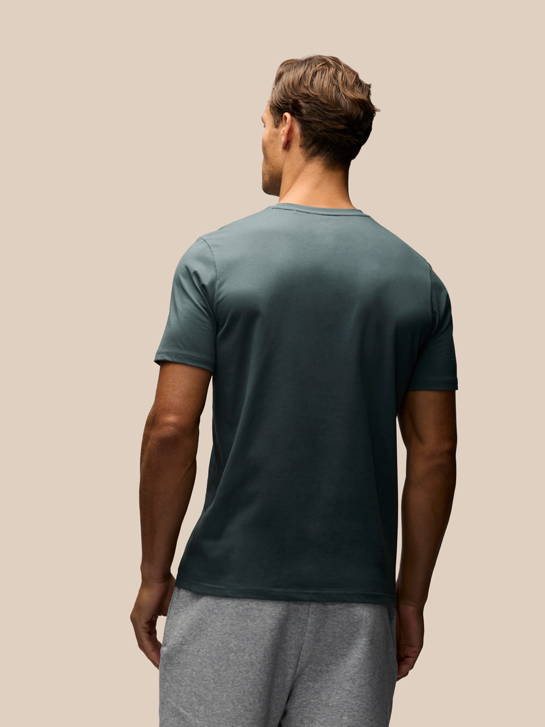 Herren Adapt Graphic Kurzarm-T-Shirt – Grün - Dunkelgrün