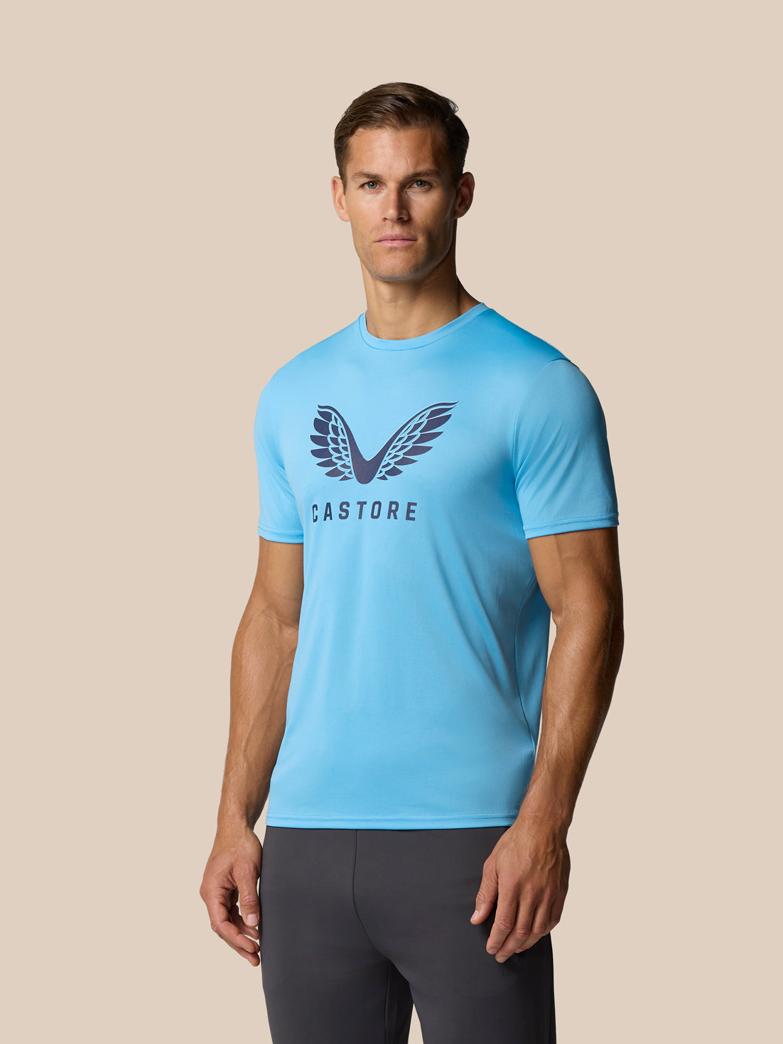 Graphic Training T-Shirt - Cool Blue - Cool Blue