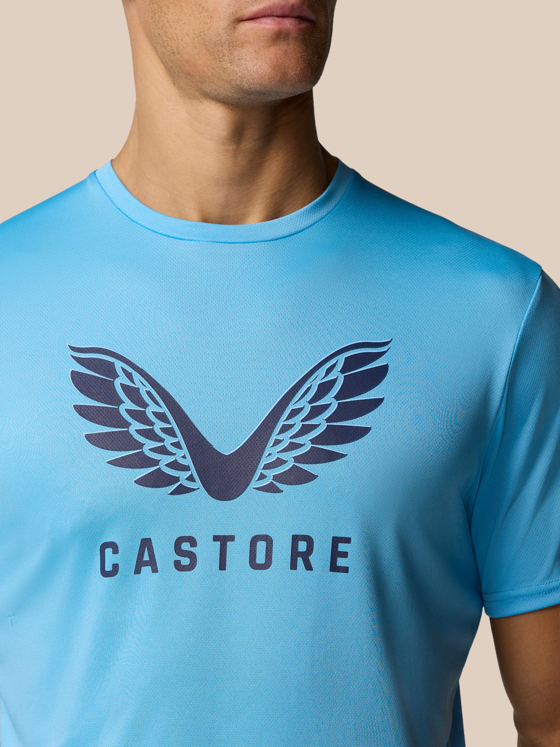 Graphic Training T-Shirt - Cool Blue - Cool Blue