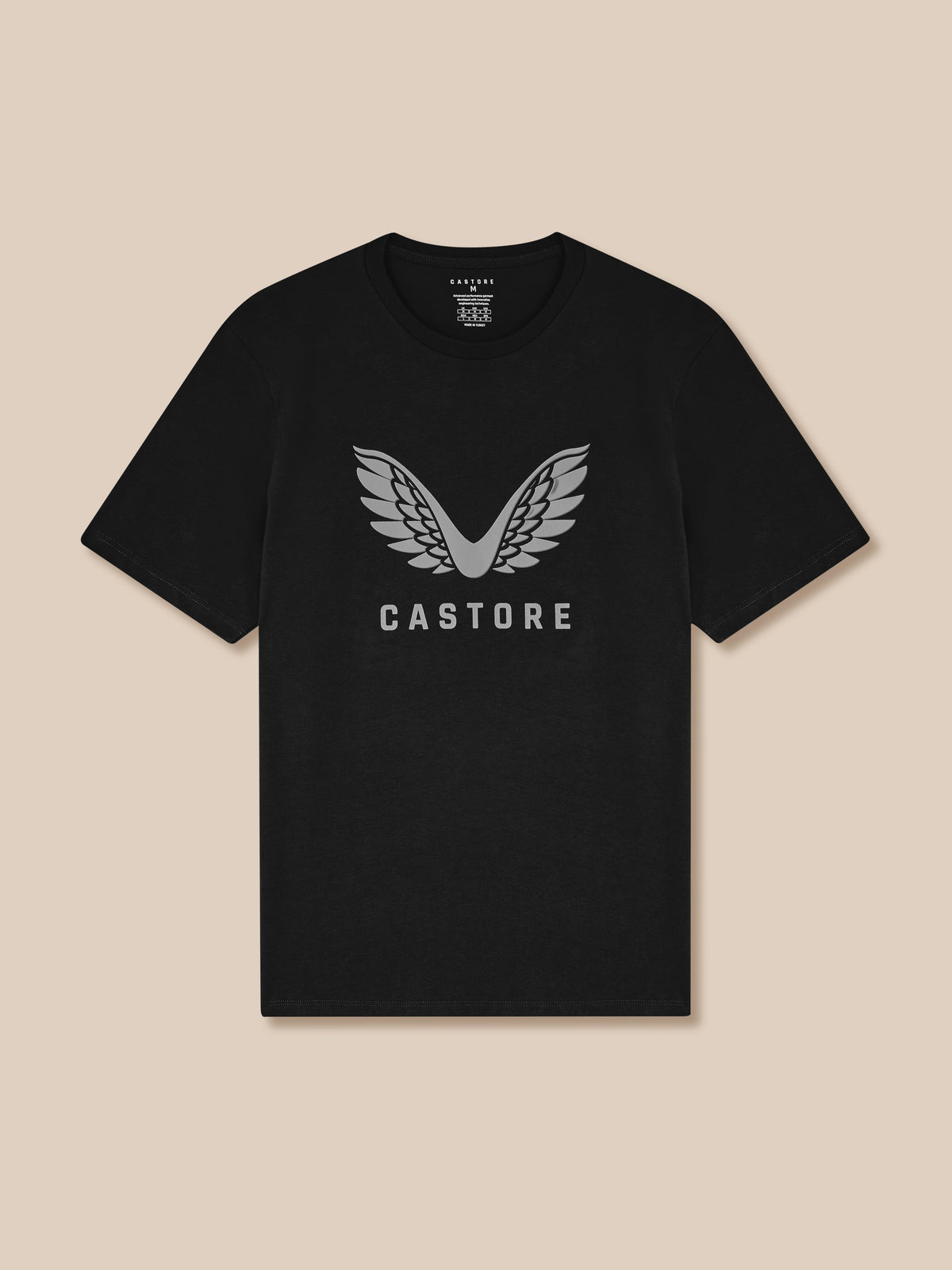 Camiseta gráfica de manga corta para hombre Adapt - Negra - Negro
