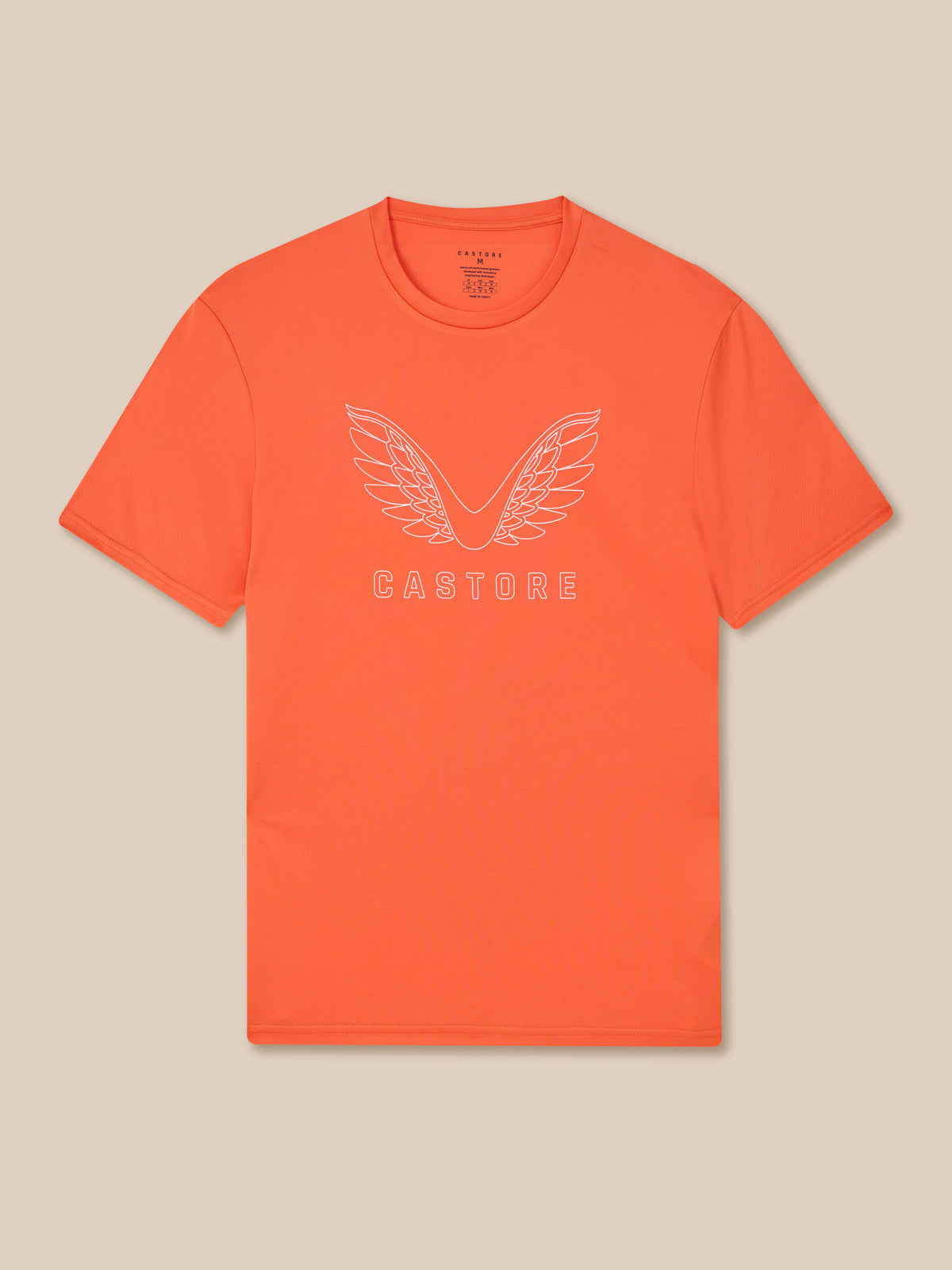 Grafisch Training T-shirt – Helderoranje - Bright Orange