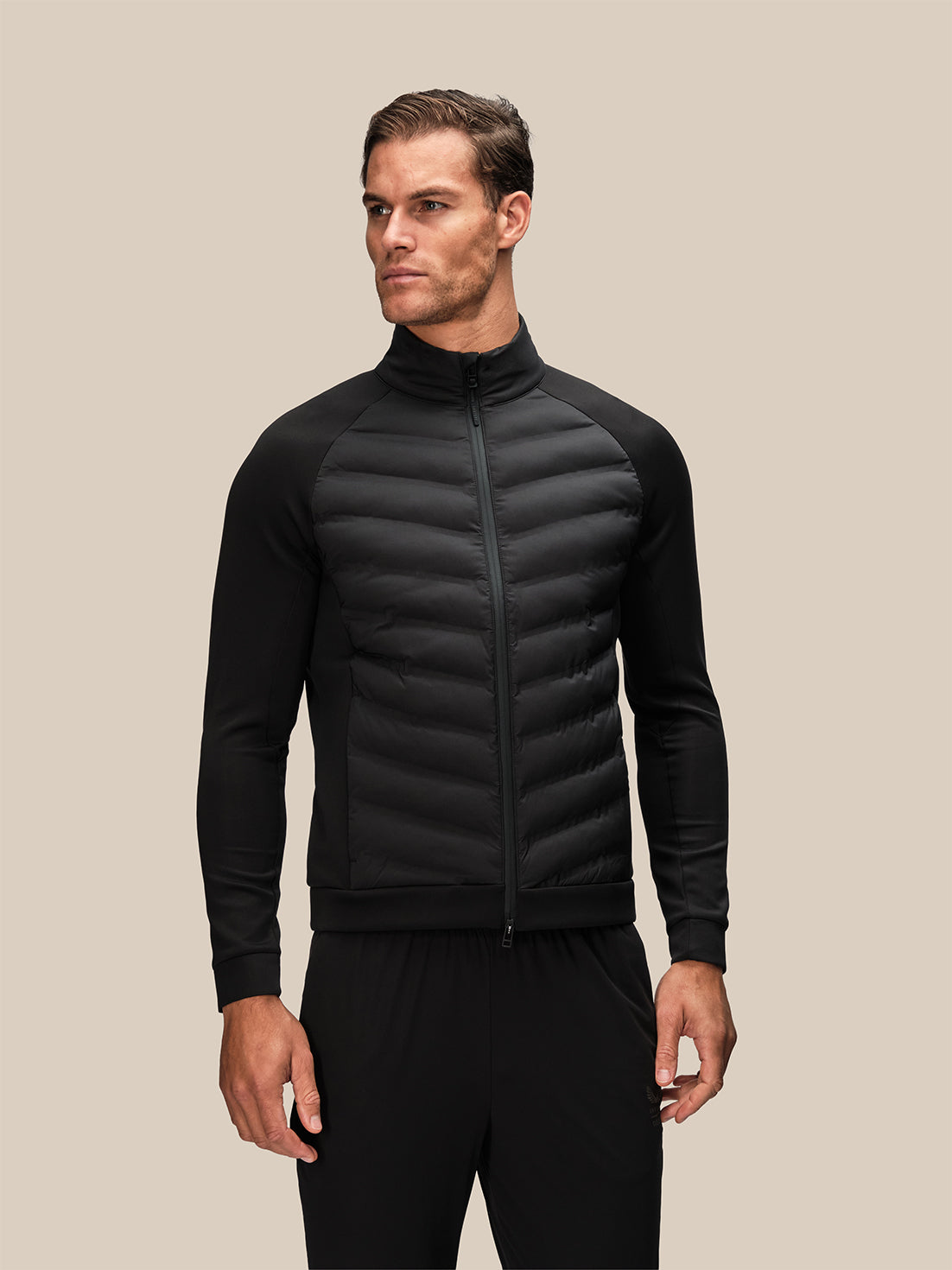 Chaqueta Hombre Reiss x Castore Hybrid – Negro - Negro