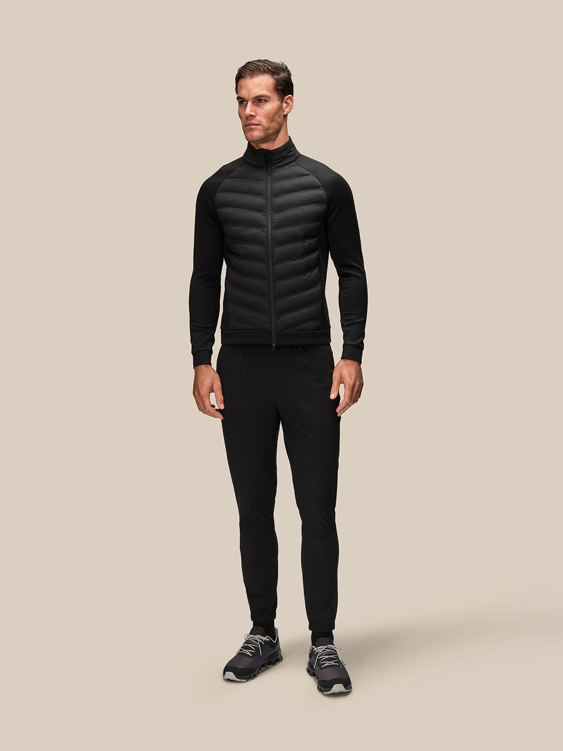 Chaqueta Hombre Reiss x Castore Hybrid – Negro - Negro