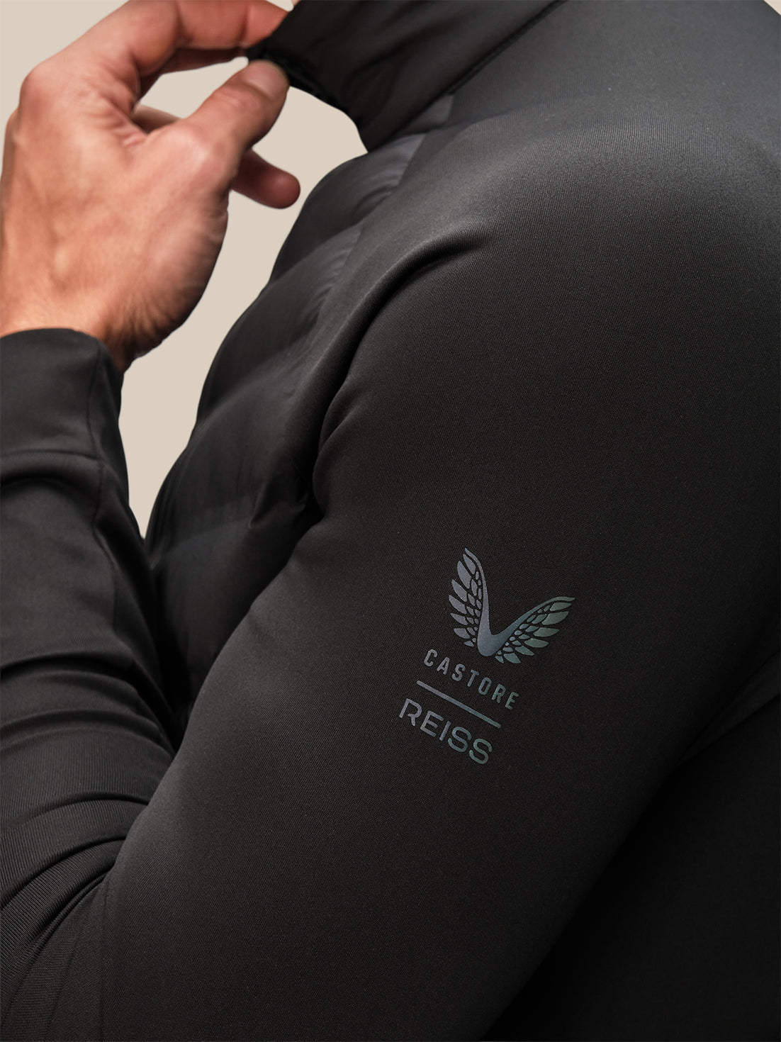 Chaqueta Hombre Reiss x Castore Hybrid – Negro - Negro