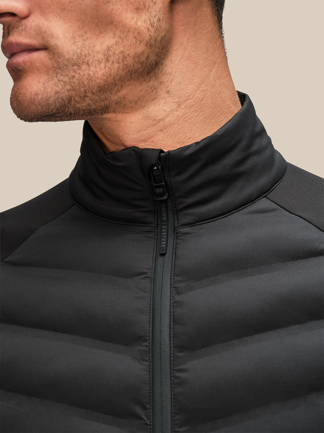 Chaqueta Hombre Reiss x Castore Hybrid – Negro - Negro