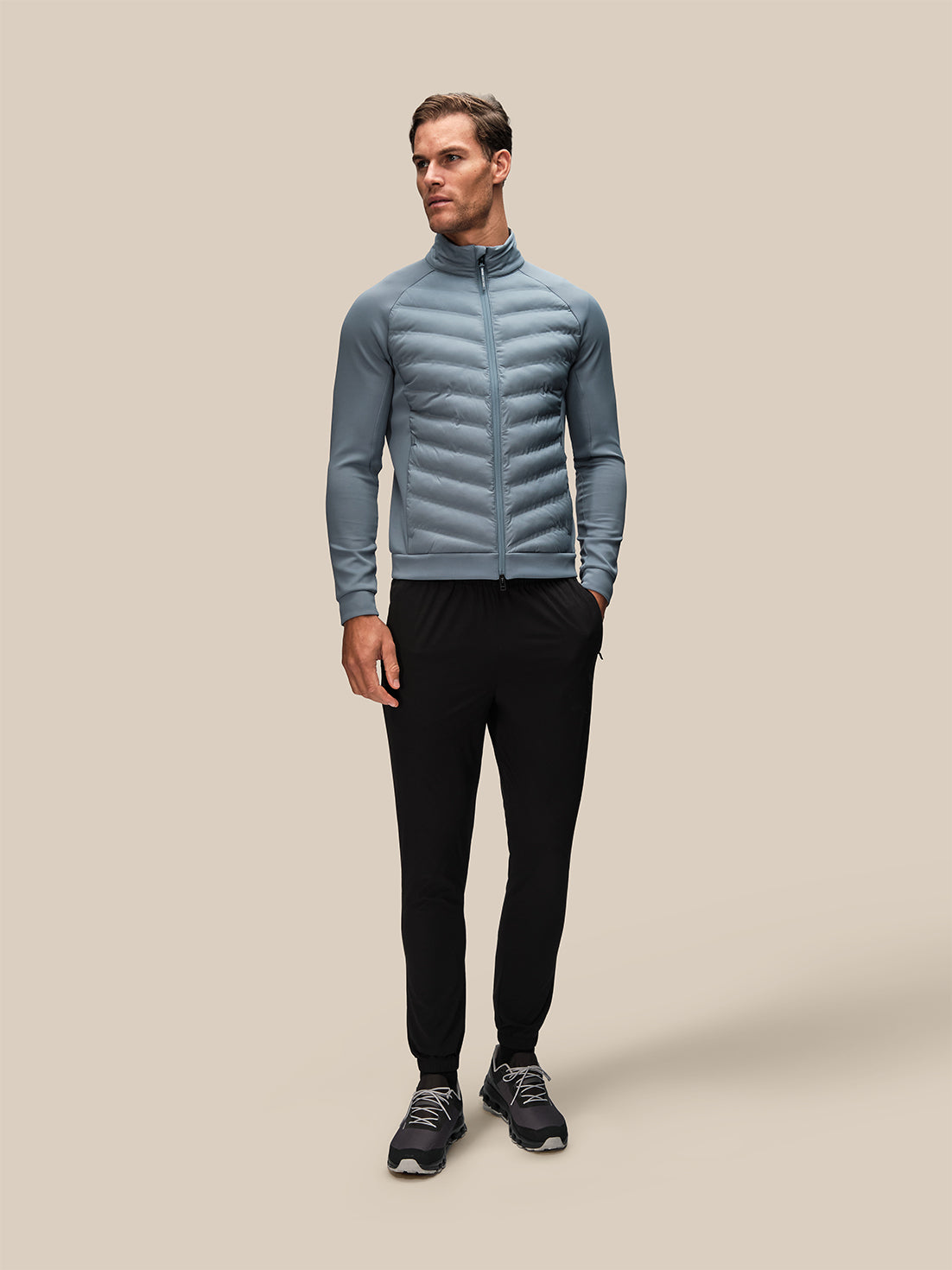 Herren Reiss x Castore Hybrid Jacke – Blau - Blau
