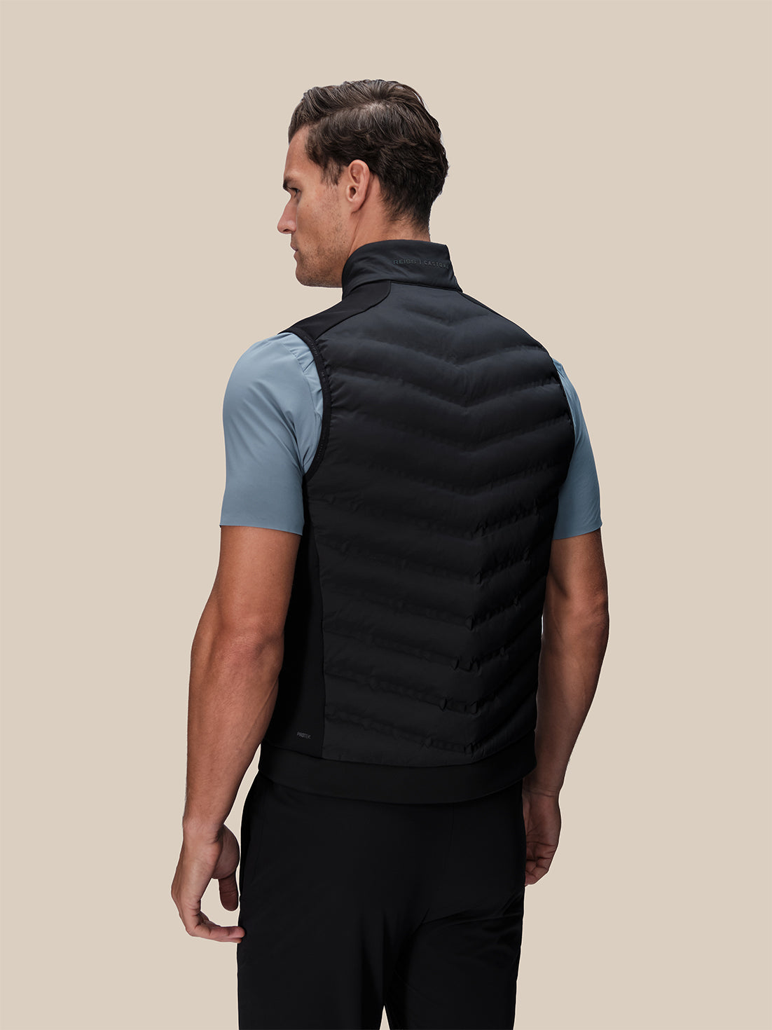 Herren Reiss x Castore Hybrid Weste – Schwarz