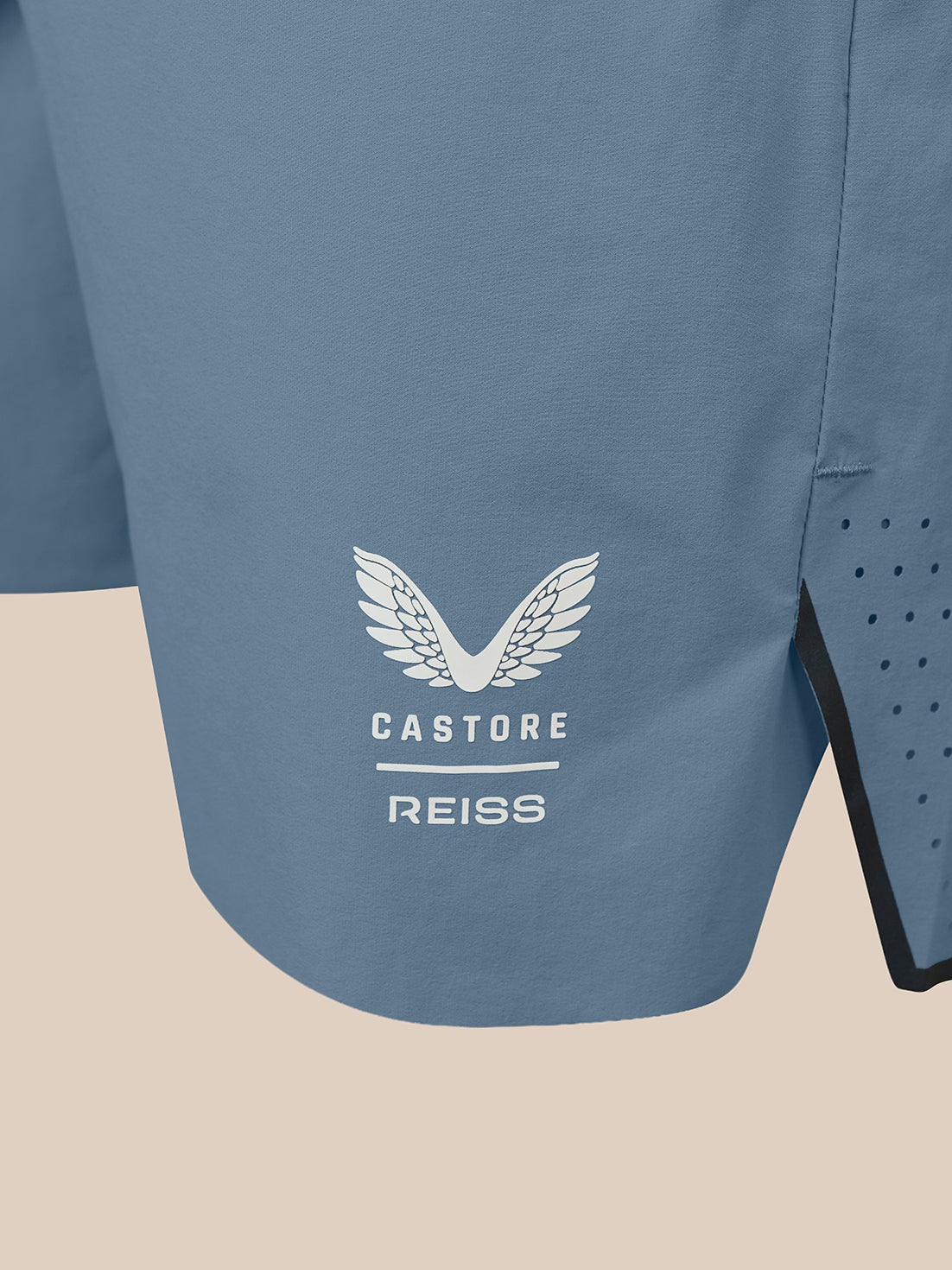 Pantalón corto Hombre Reiss x Castore 5" Deep Split – Azul - Azul