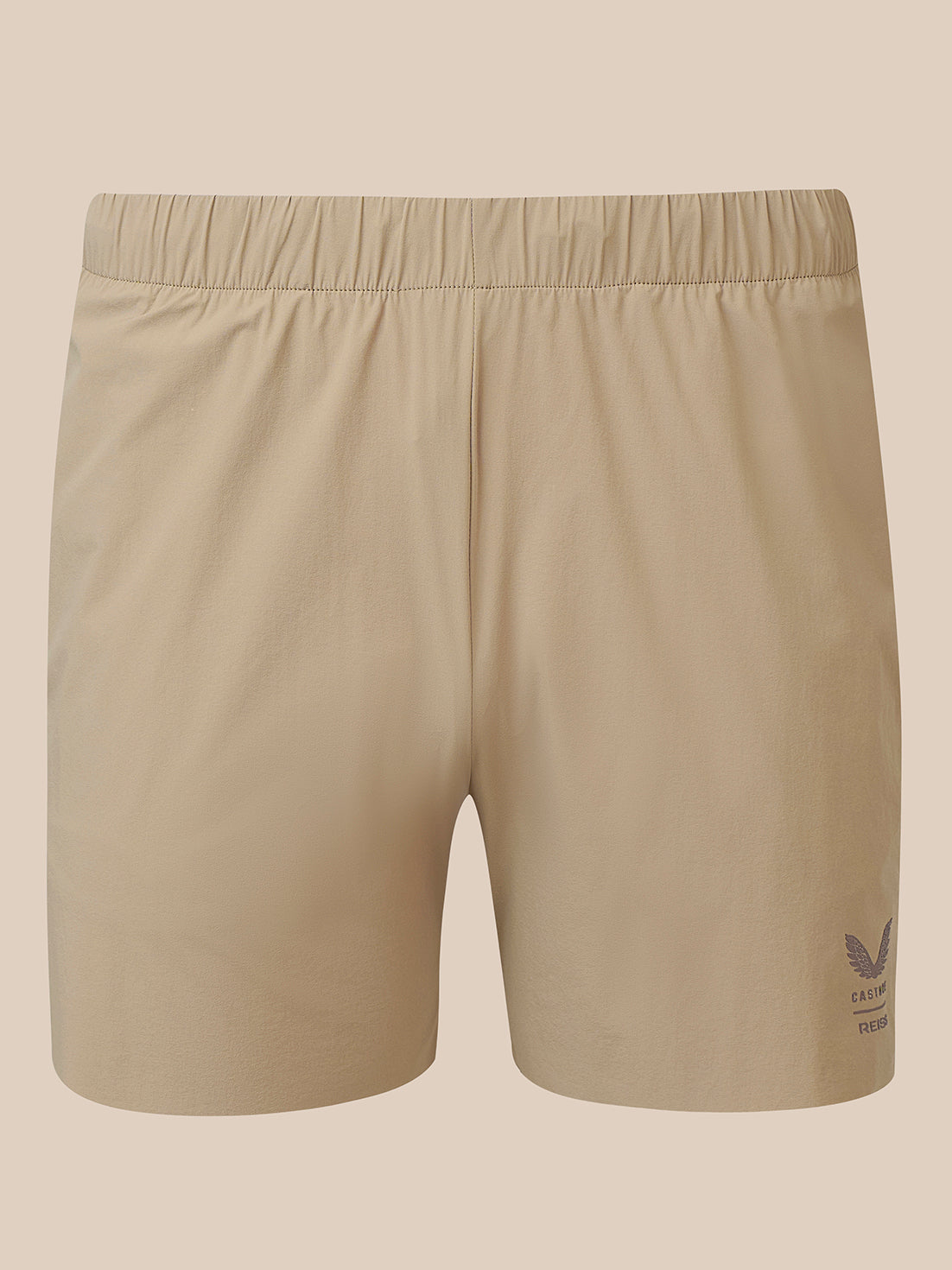Pantalón corto Hombre Reiss x Castore 5" Deep Split - Dustwood - Beige
