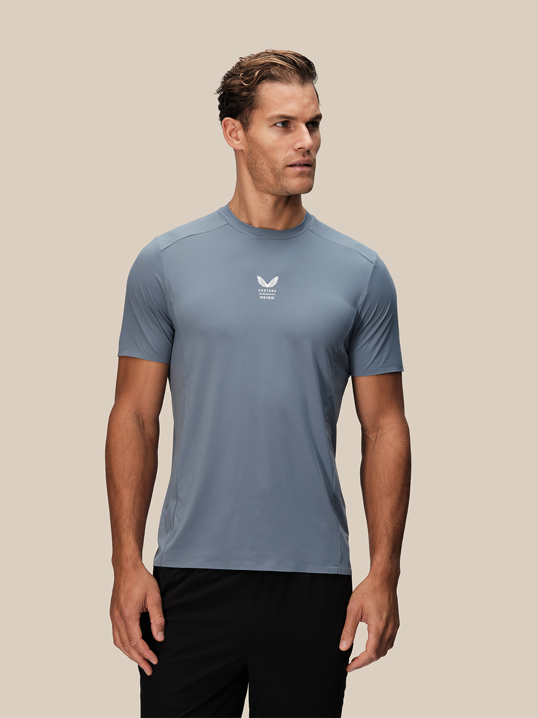 Camiseta de manga corta Performance Hombre Reiss x Castore - Azul