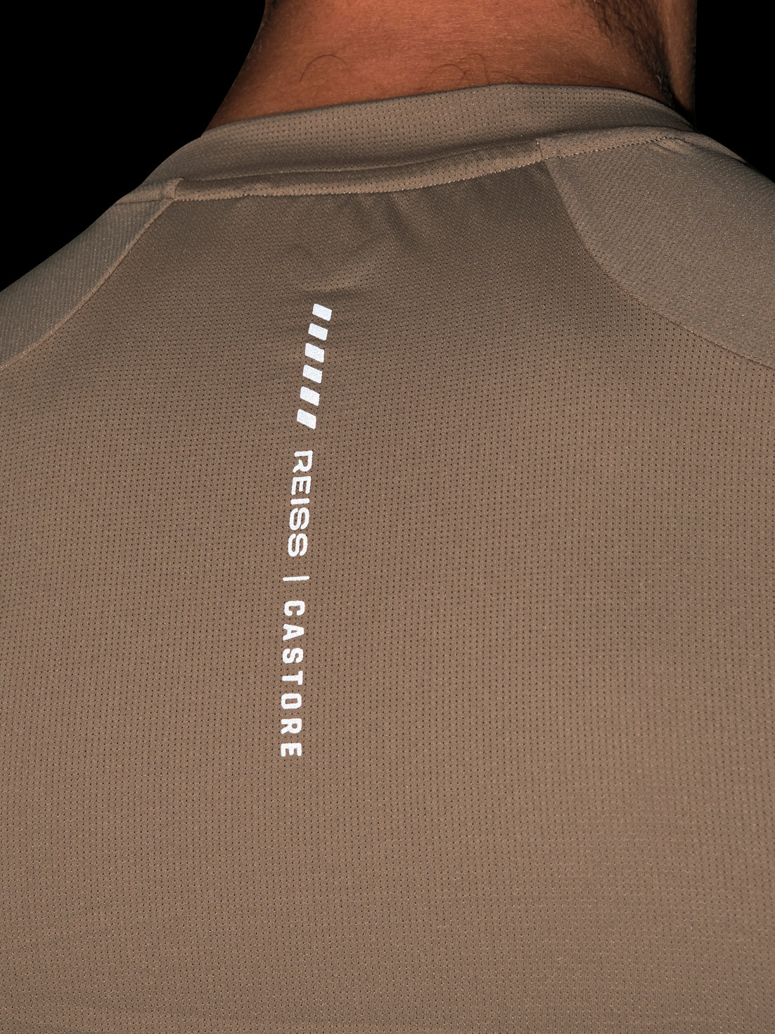 Men's Reiss x Castore Performance Short Sleeve T-Shirt - Beige - Beige