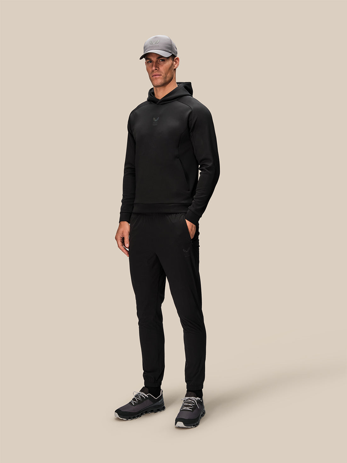 Herren Reiss x Castore Flex Hoodie – Schwarz - Schwarz
