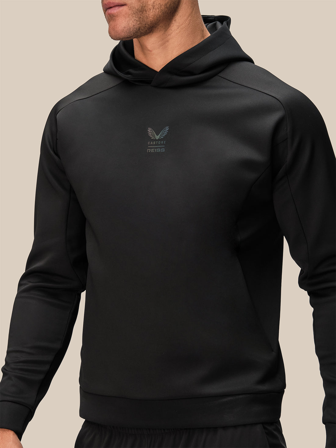 Herren Reiss x Castore Flex Hoodie – Schwarz - Schwarz
