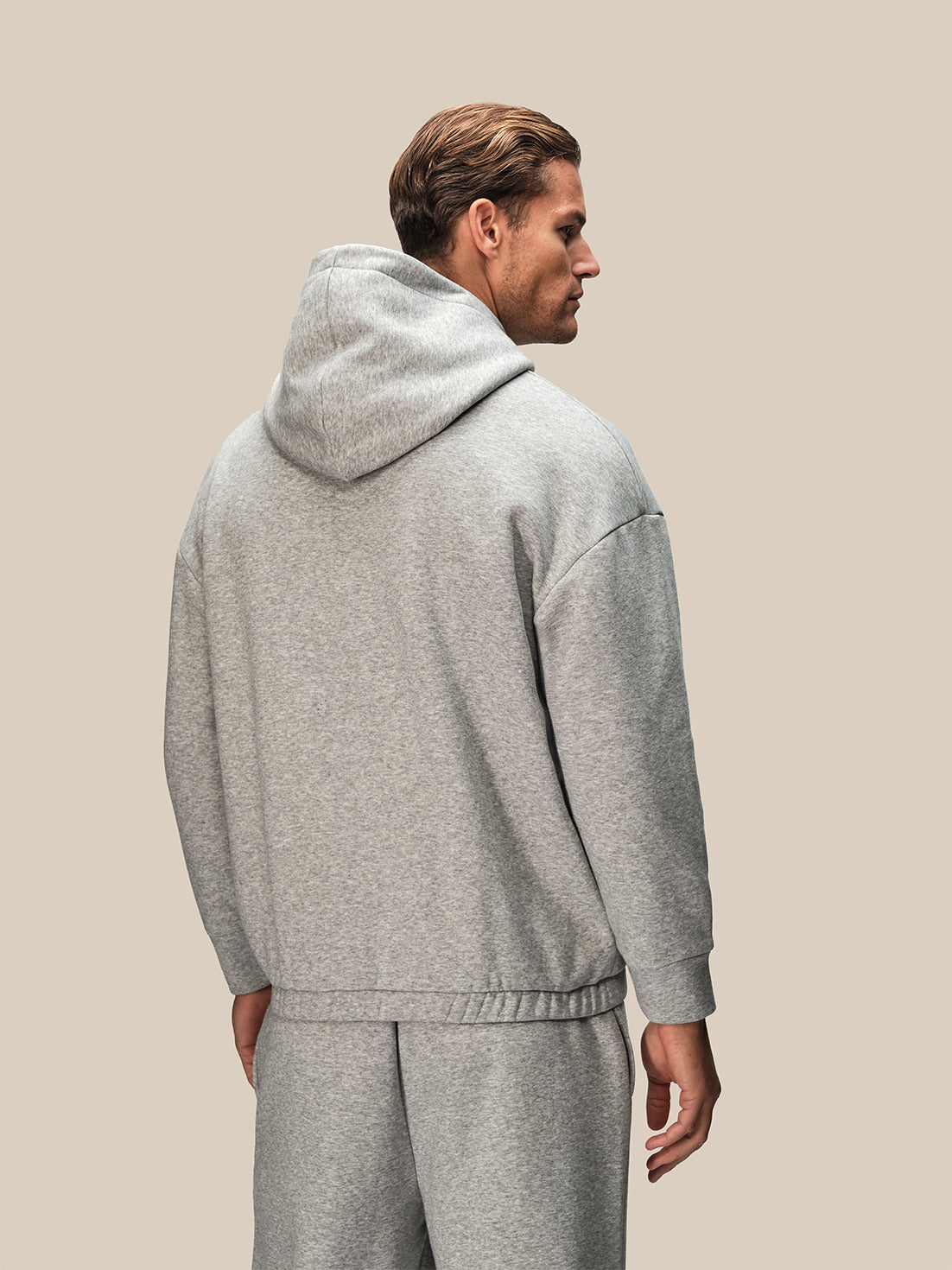 Sudadera con capucha Oversized Hombre Reiss x Castore - Gris