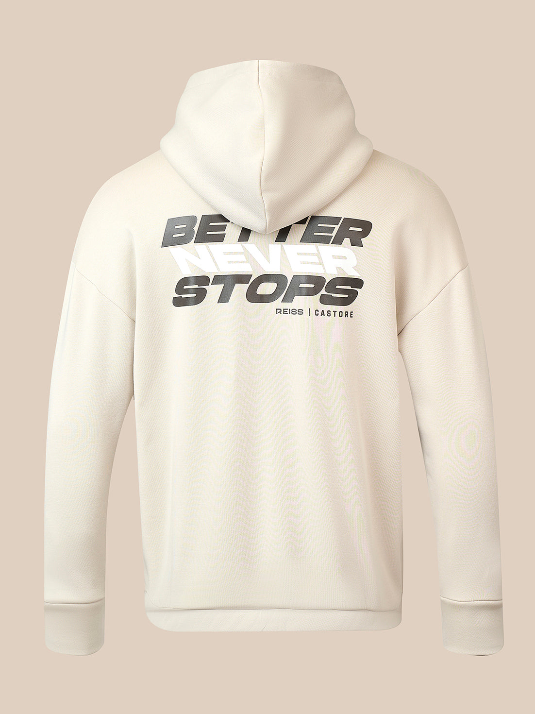 Heren Reiss x Castore Oversized Grafisch Hoodie – Steen - Steen