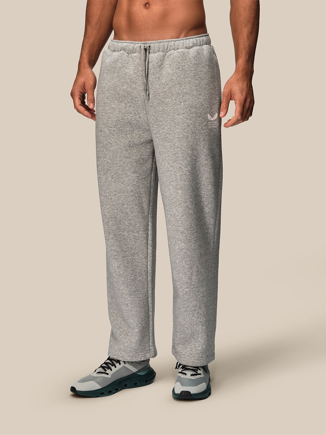 Pantalón de chándal Hombre Reiss x Castore Wide Leg Polar – Gris claro - Gris claro