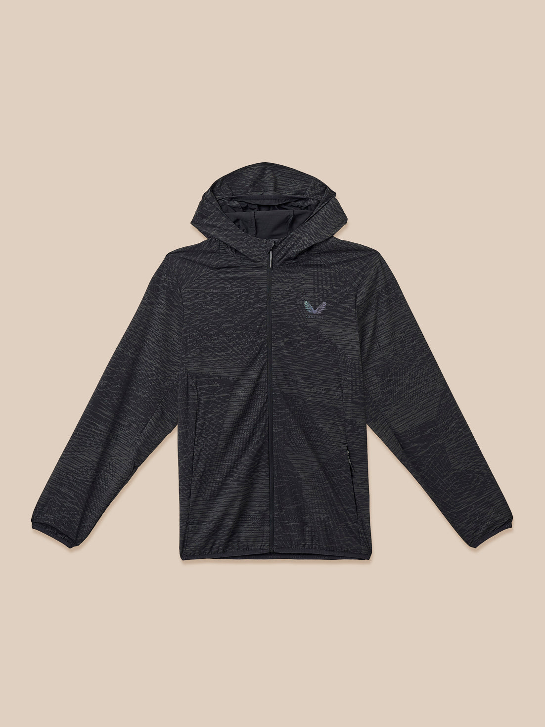 Herren Zone LVS Langarm-Laufjacke - Schwarz - Schwarz