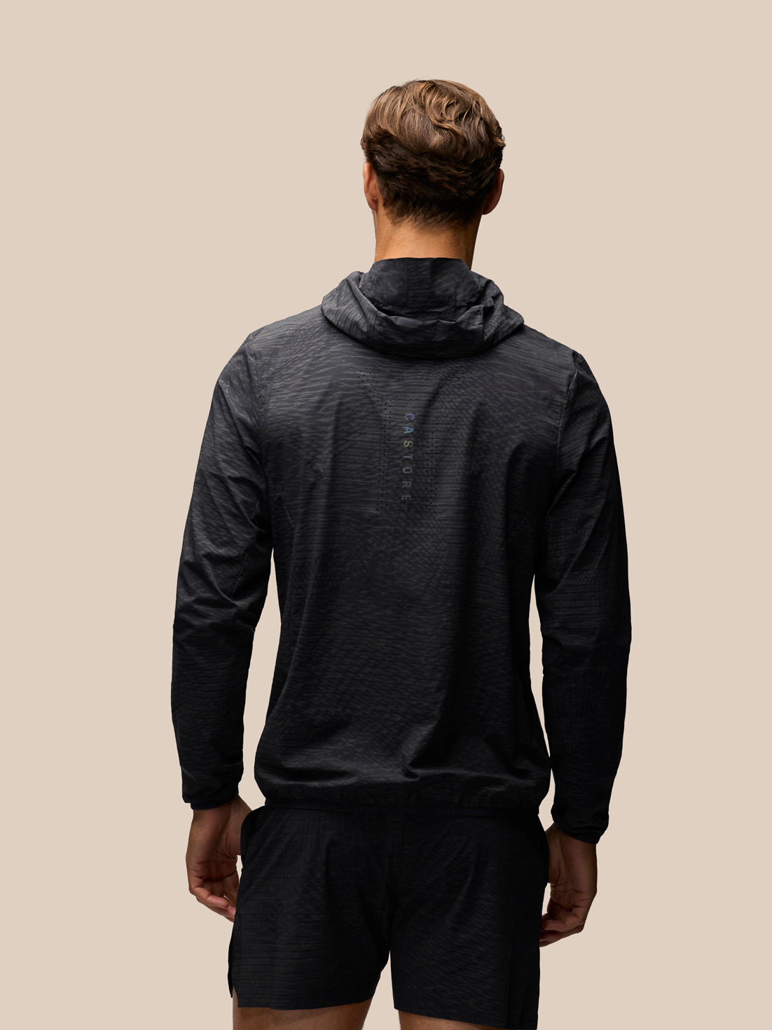 Herren Zone LVS Langarm-Laufjacke - Schwarz - Schwarz