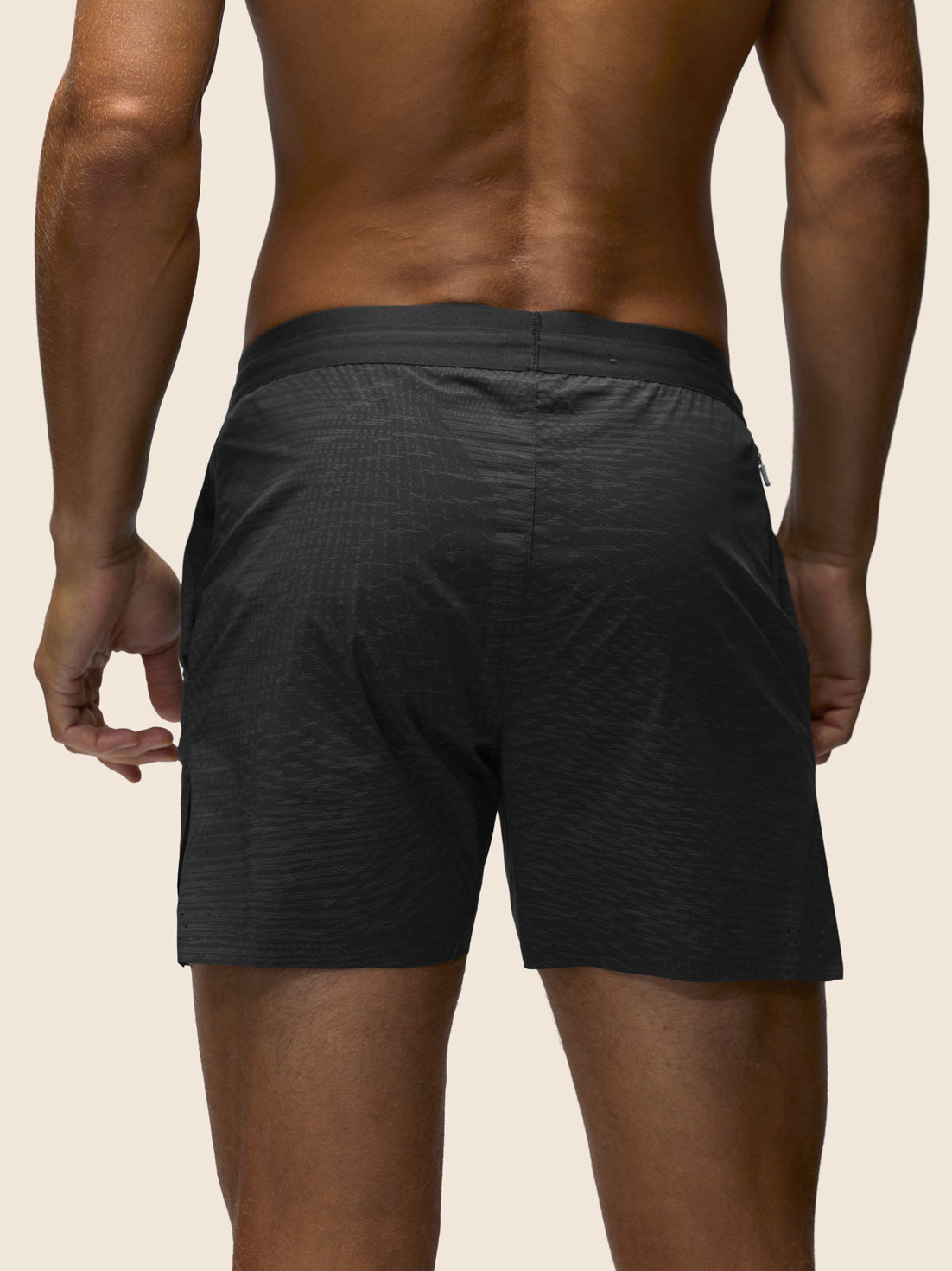 Herren Zone Slim Fit 5" Shorts – Schwarz - Schwarz