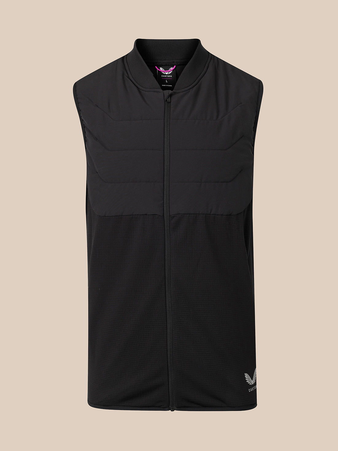 Herren Thermo Hybrid Weste – Schwarz - Schwarz