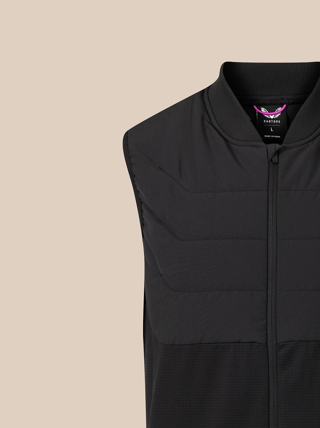 Herren Thermo Hybrid Weste – Schwarz - Schwarz
