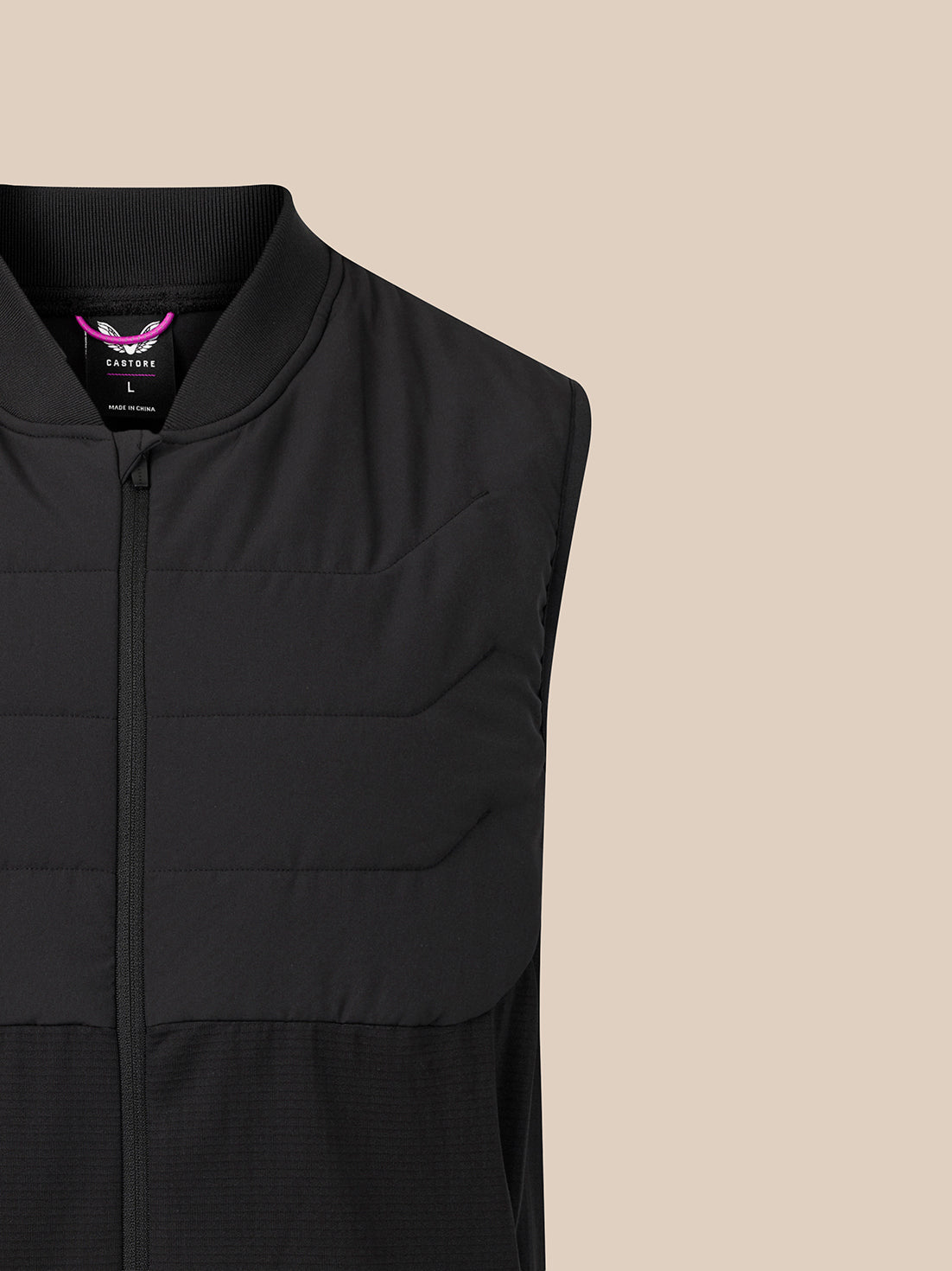 Herren Thermo Hybrid Weste – Schwarz - Schwarz
