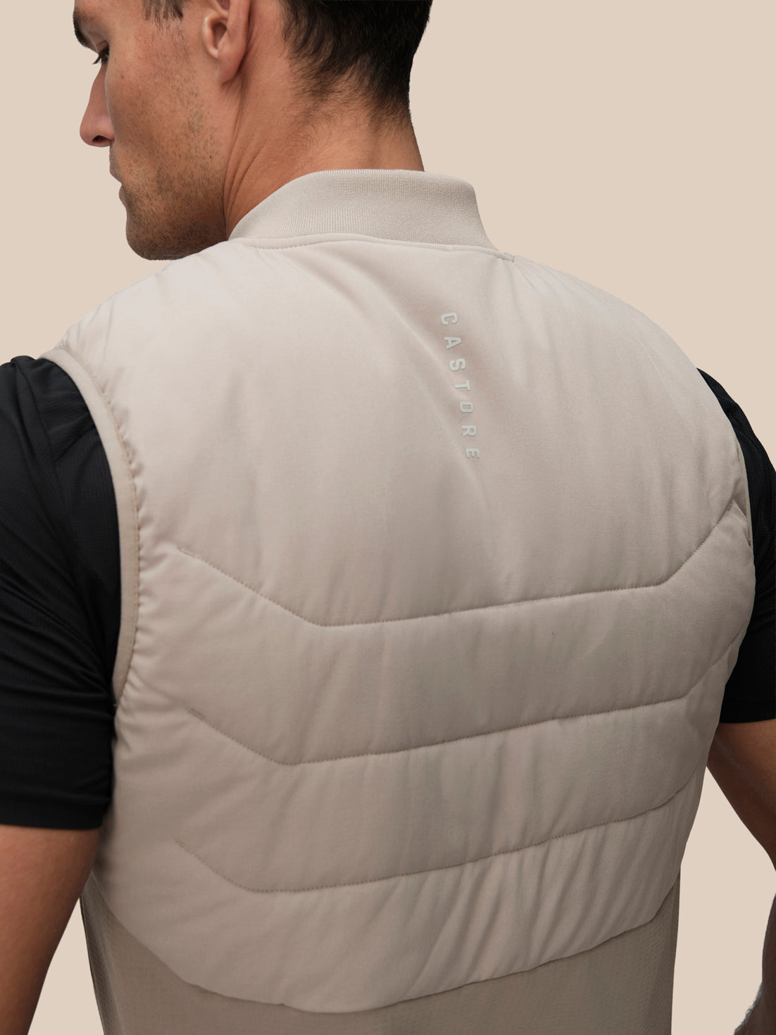 Heren Thermo Hybrid Bodywarmer – Taupe - Taupe