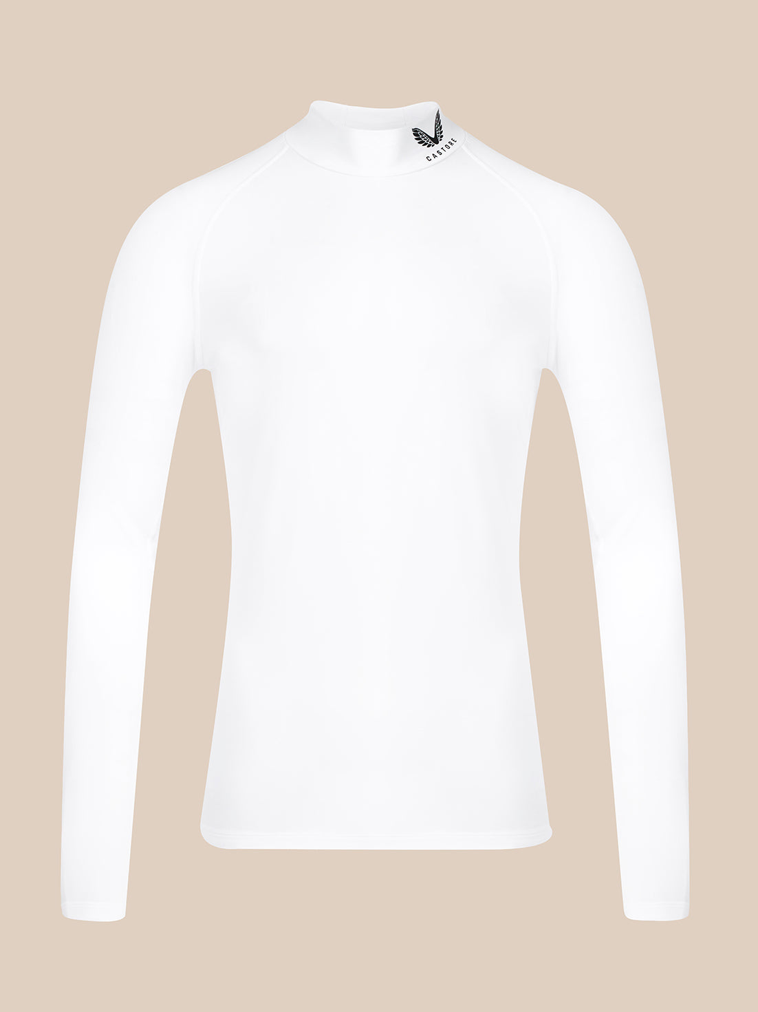 Heren Slim Fit Baselayer Top – Wit - Wit