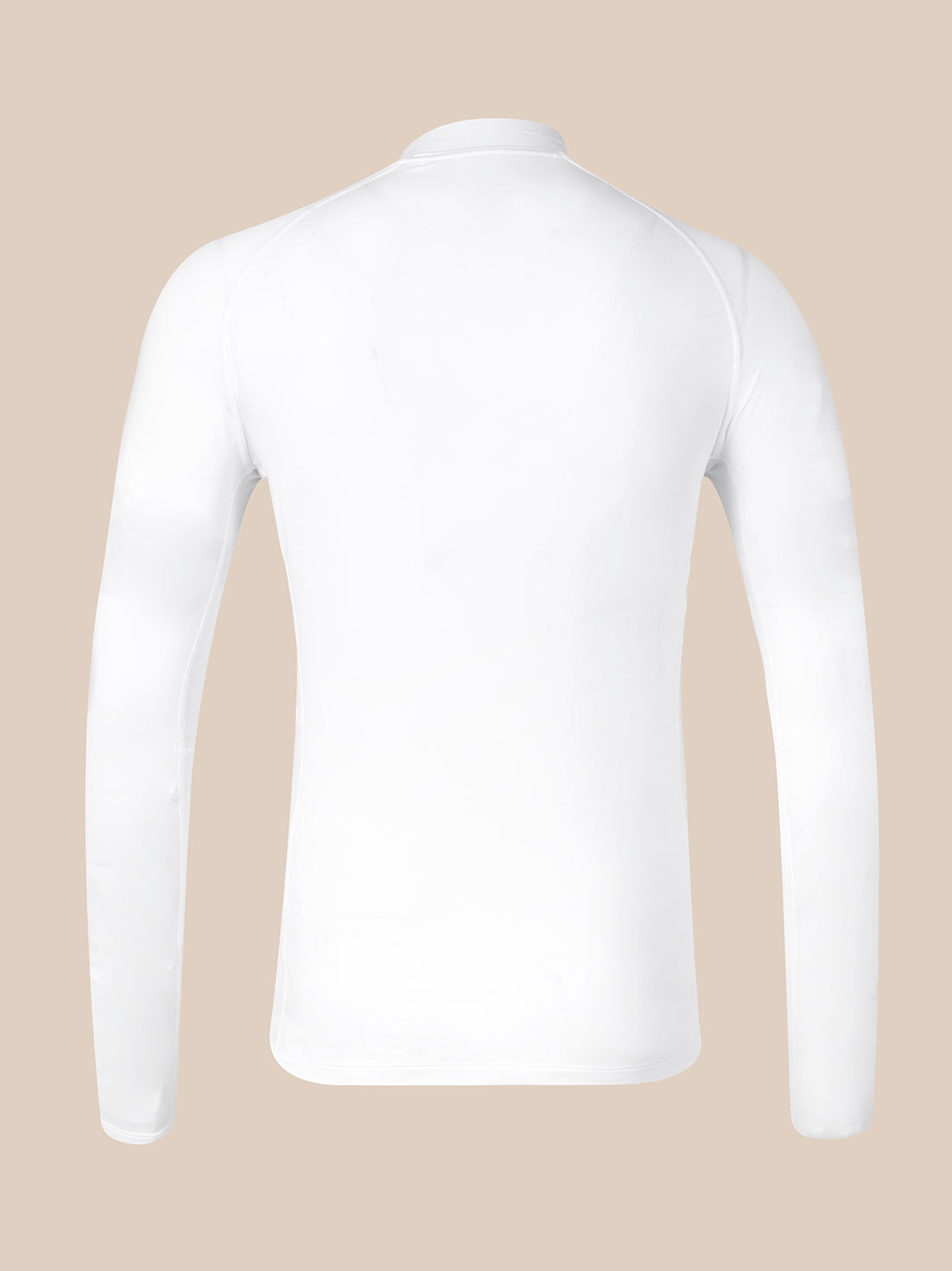 Heren Slim Fit Baselayer Top – Wit - Wit