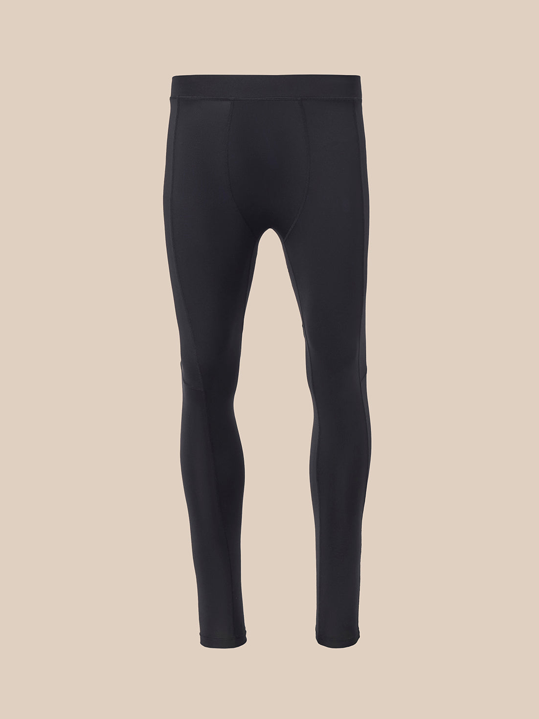 Heren Compression Fit Baselayer Legging – Zwart - Zwart