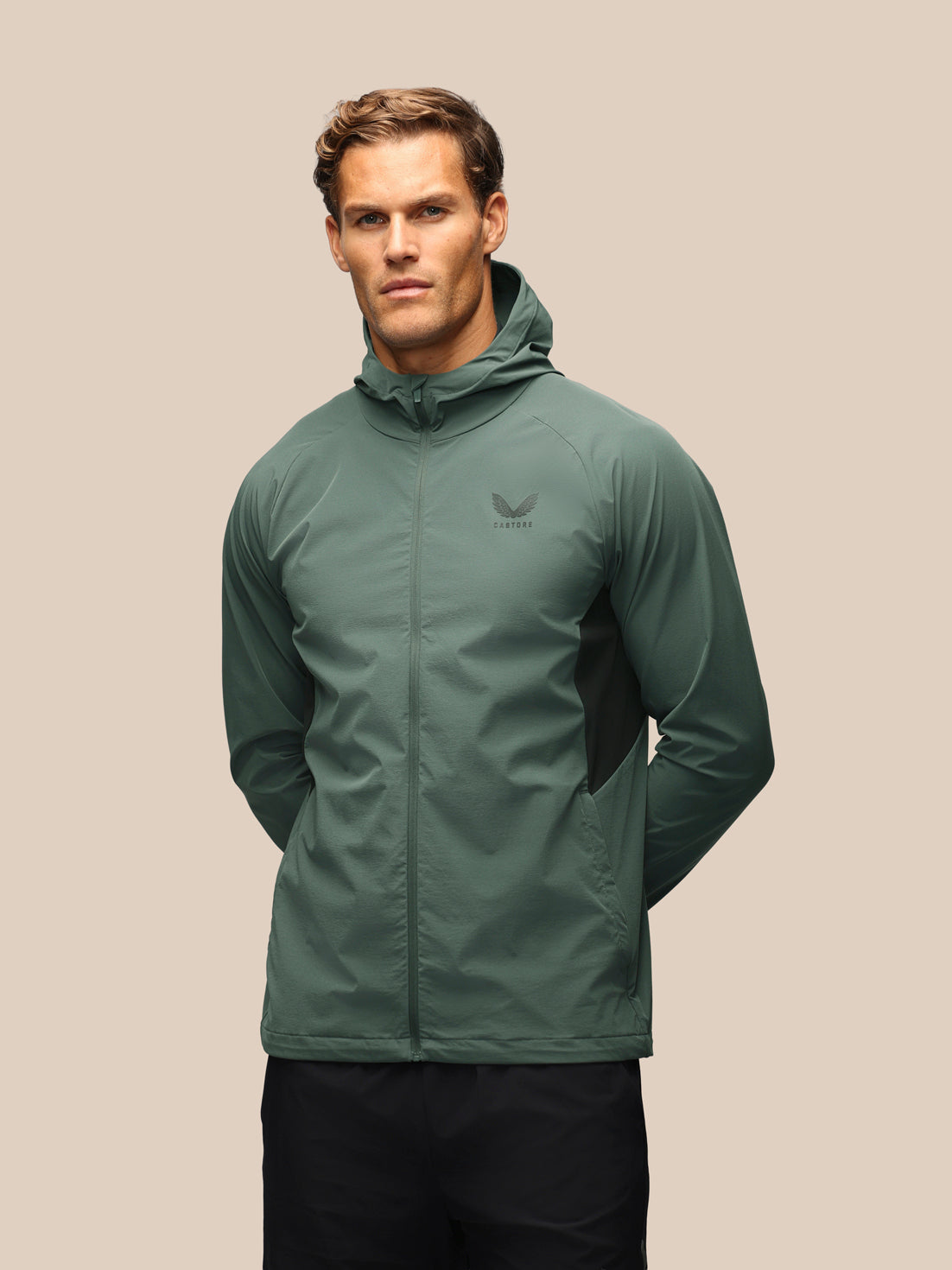 Cortavientos Apex Slim Fit de hombre – Verde - Verde oscuro