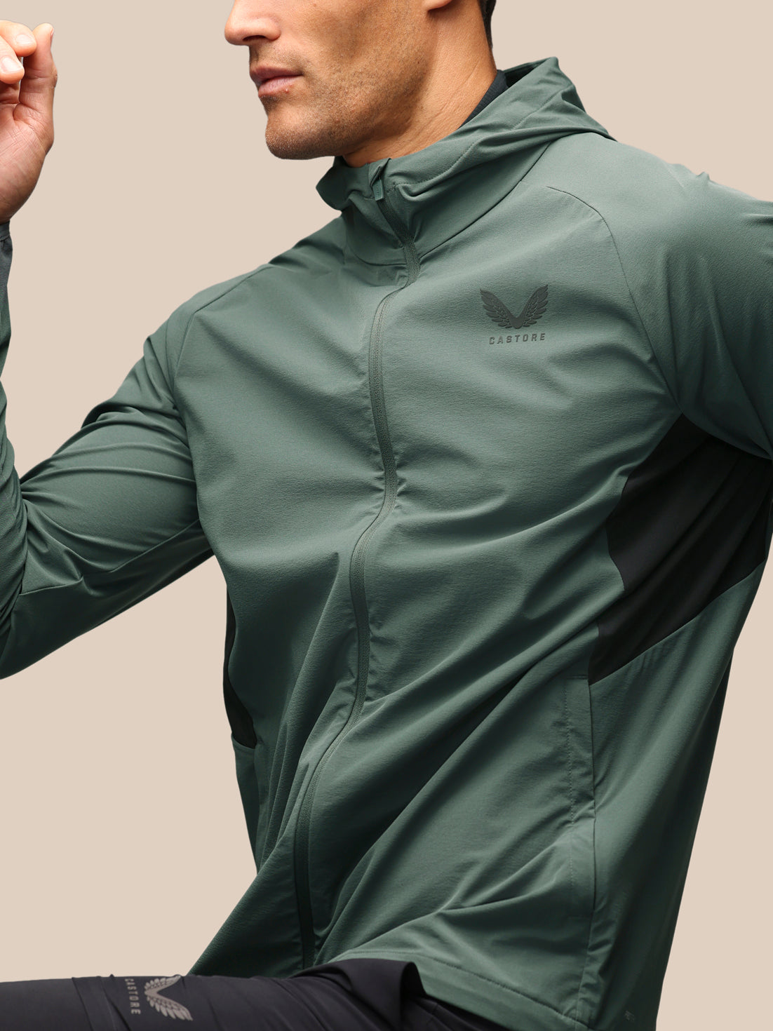 Cortavientos Apex Slim Fit de hombre – Verde - Verde oscuro