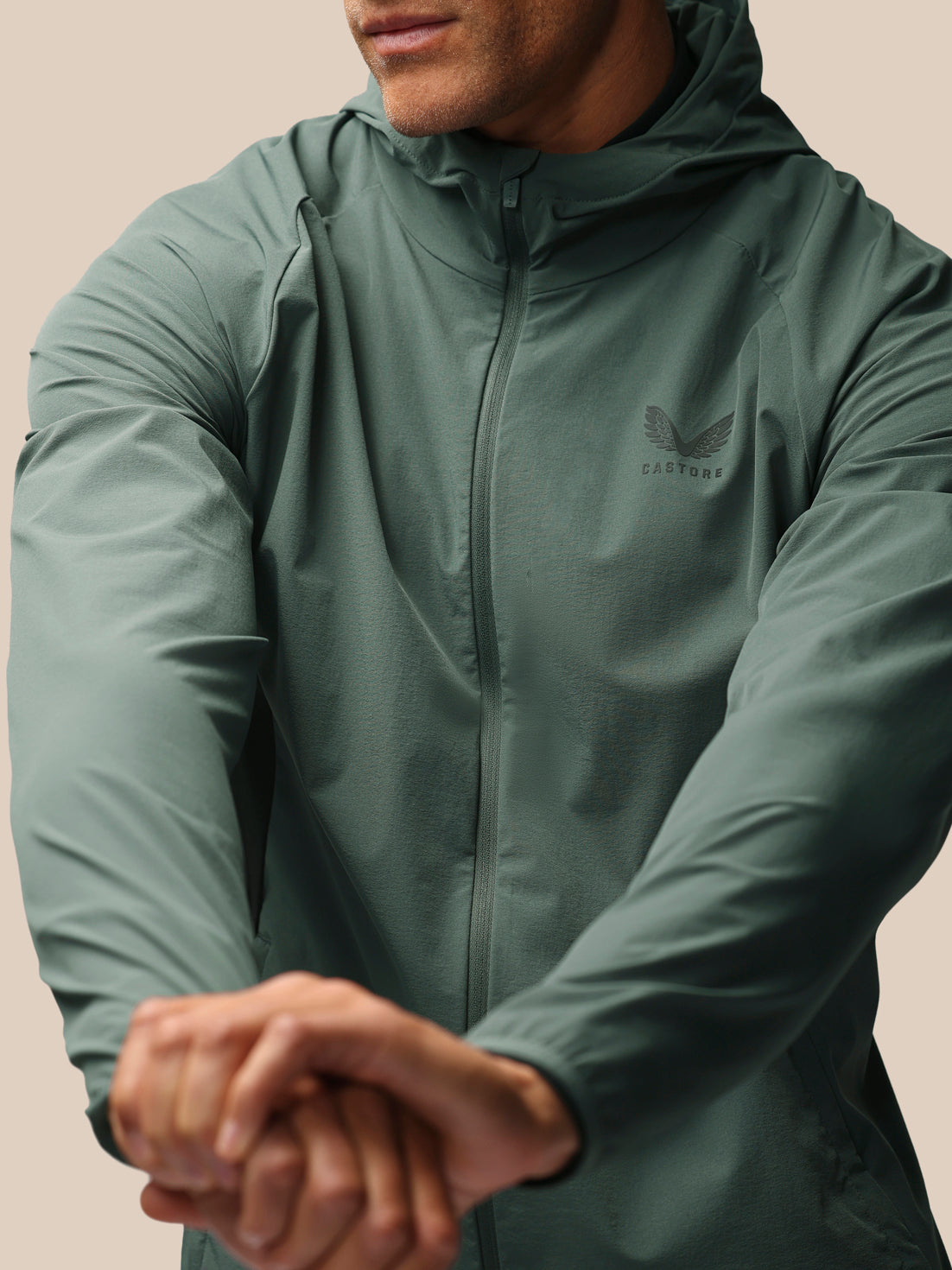 Cortavientos Apex Slim Fit de hombre – Verde - Verde oscuro