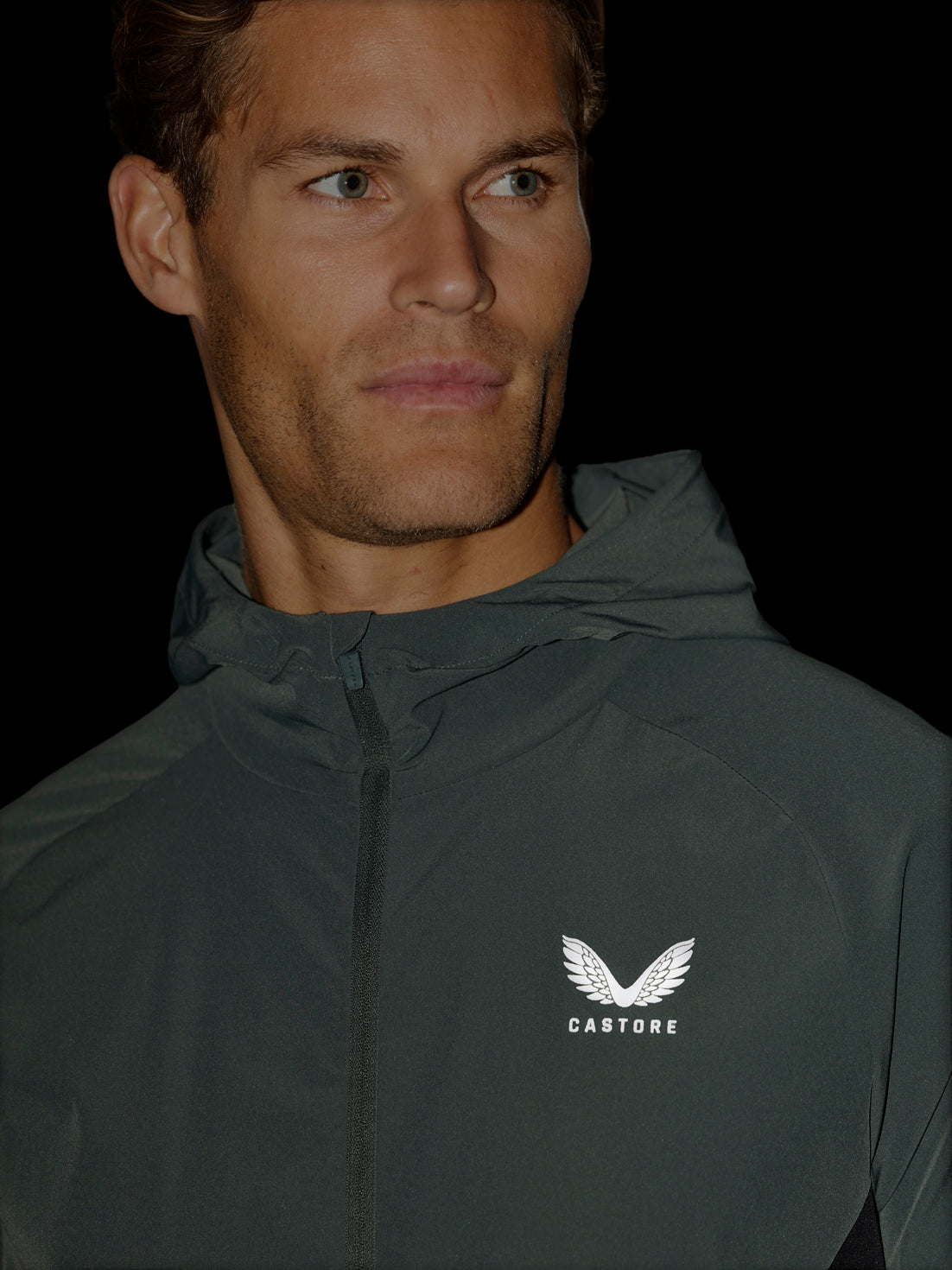 Cortavientos Apex Slim Fit de hombre – Verde - Verde oscuro
