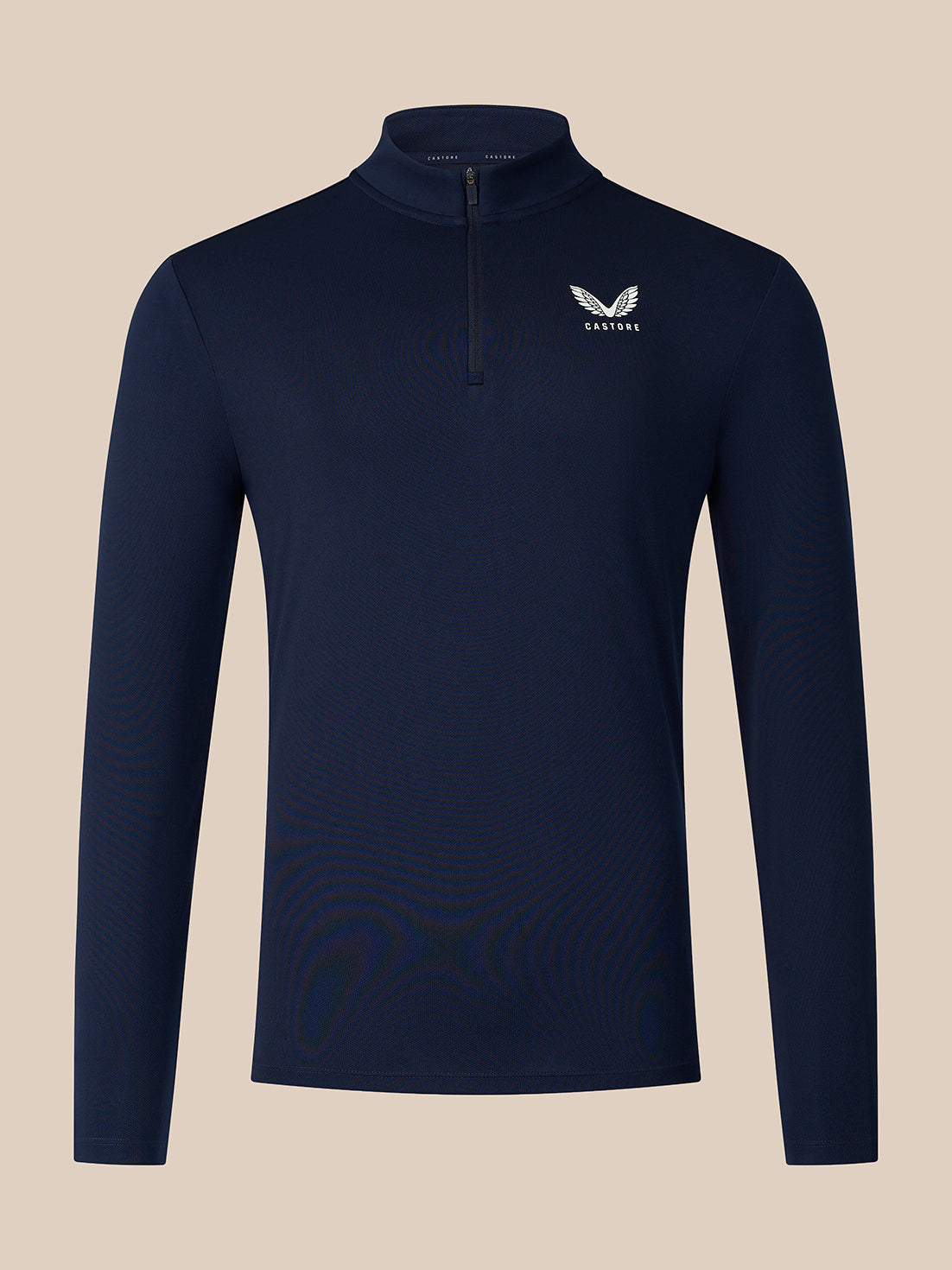 Men's Adapt Slim Fit Long Sleeve Quarter Zip - Navy - Navy
