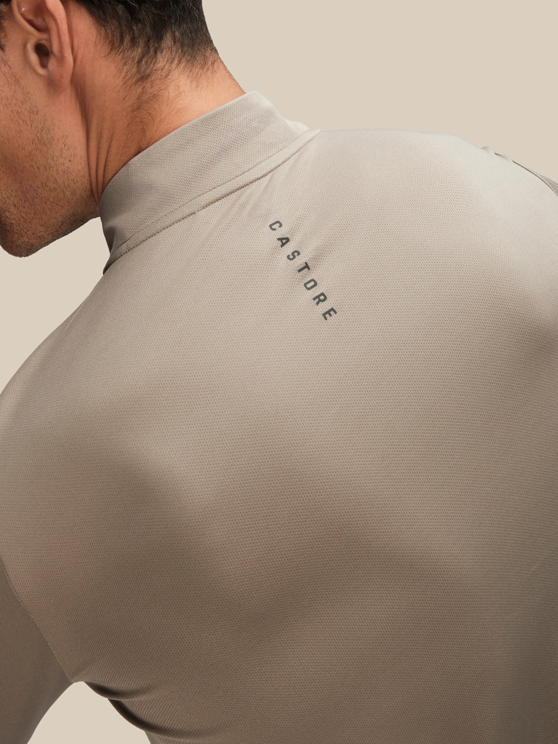 Men's Adapt Long Sleeve Quarter Zip - Taupe - Taupe