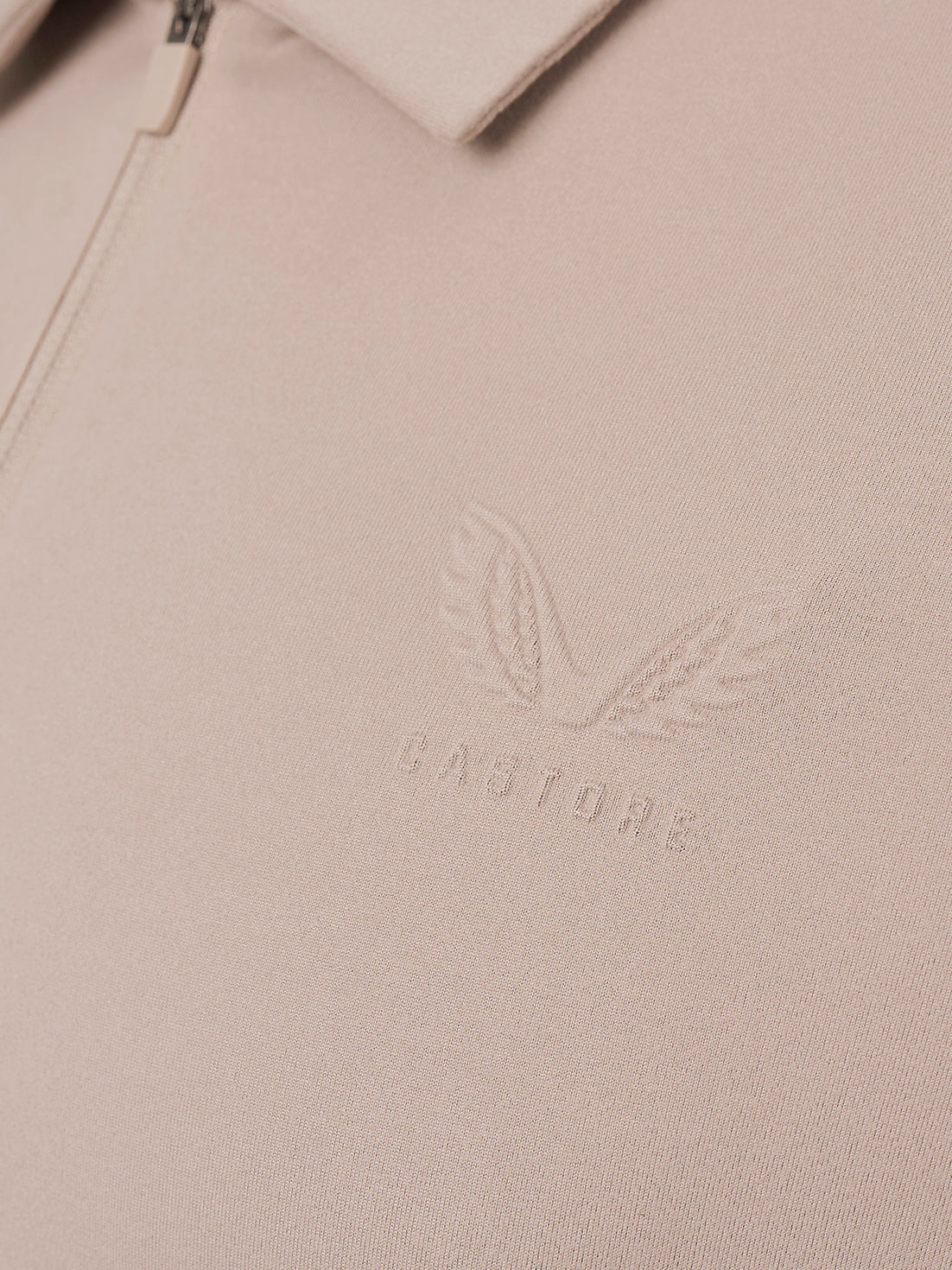 Heren Elevated Lifestyle poloshirt met korte mouw – taupe - Taupe