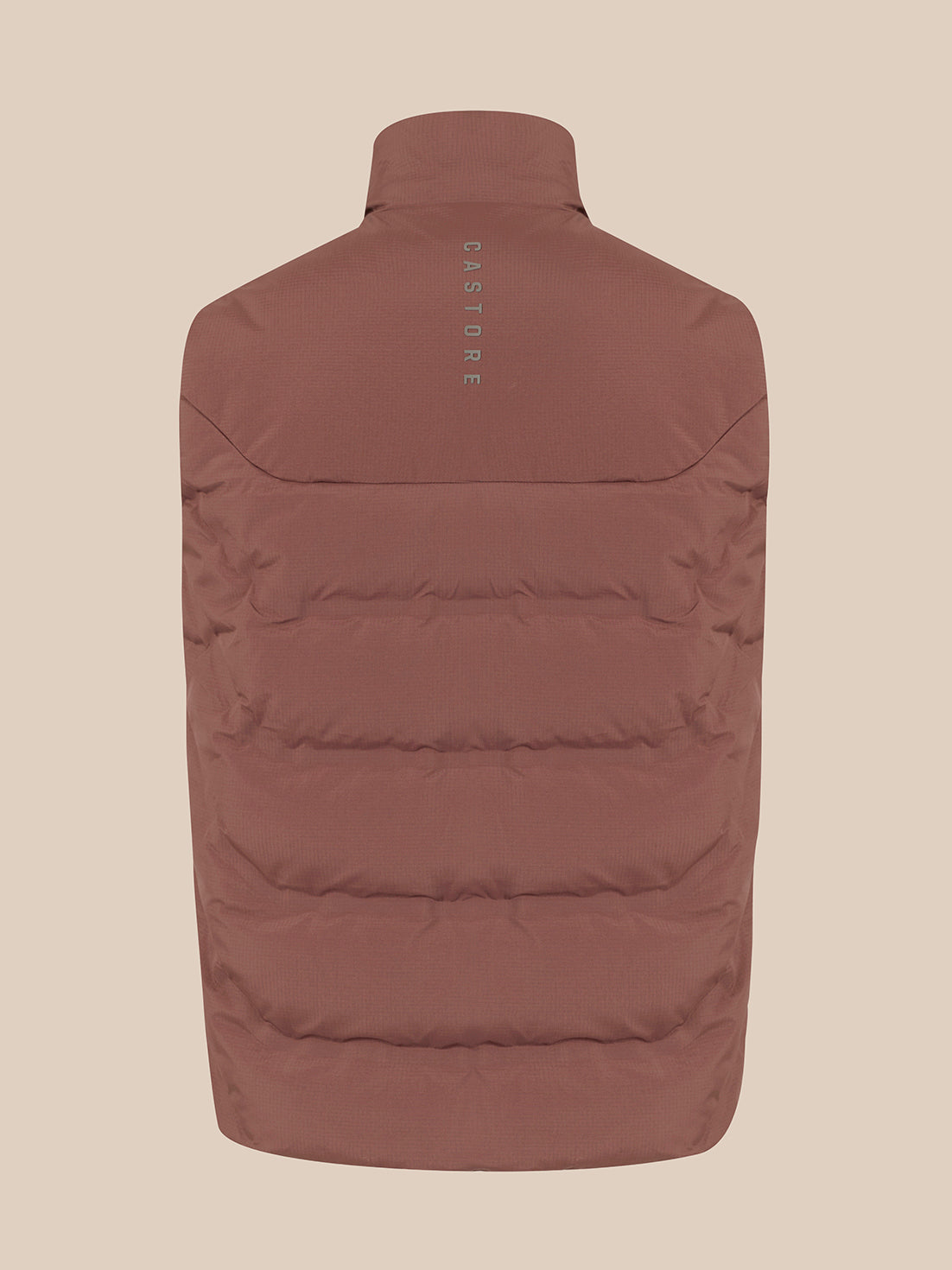 Herren Gepolsterte Weste – Braun - Deep Mahogany