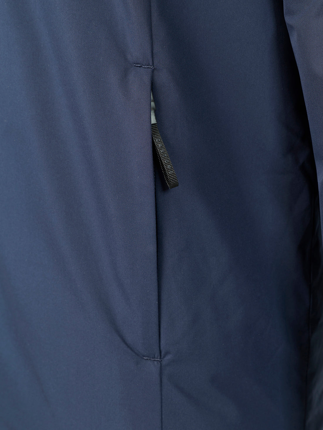 Herren Longline Wadded Jacke – Marineblau - Navy