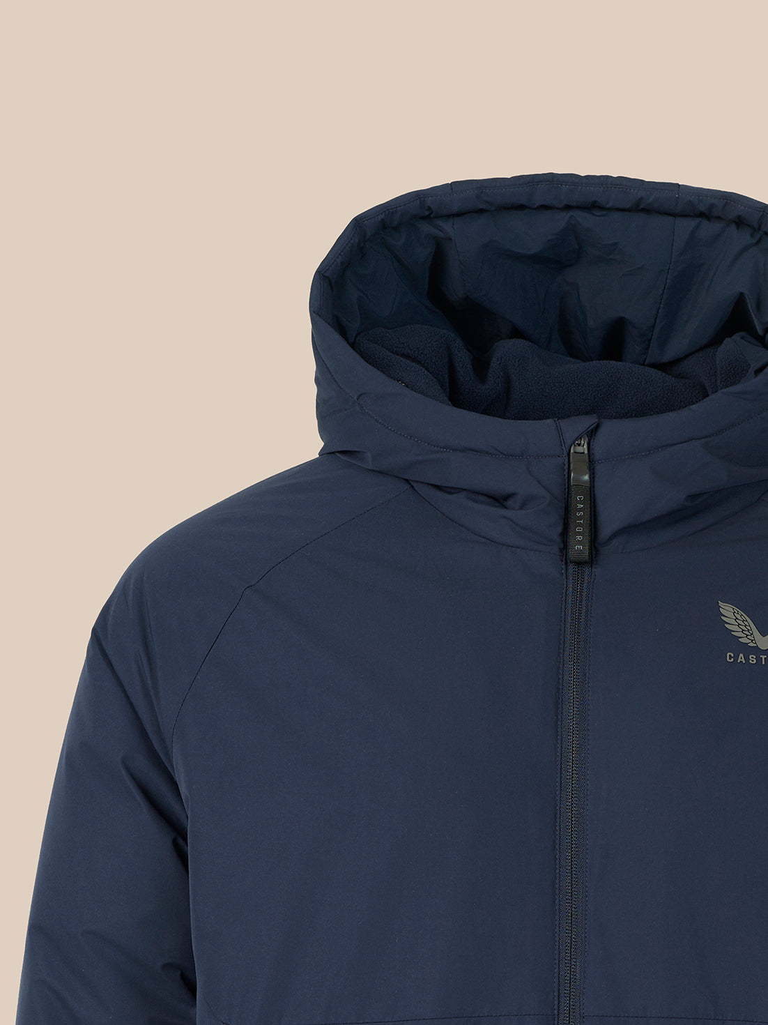 Herren Longline Wadded Jacke – Marineblau - Navy
