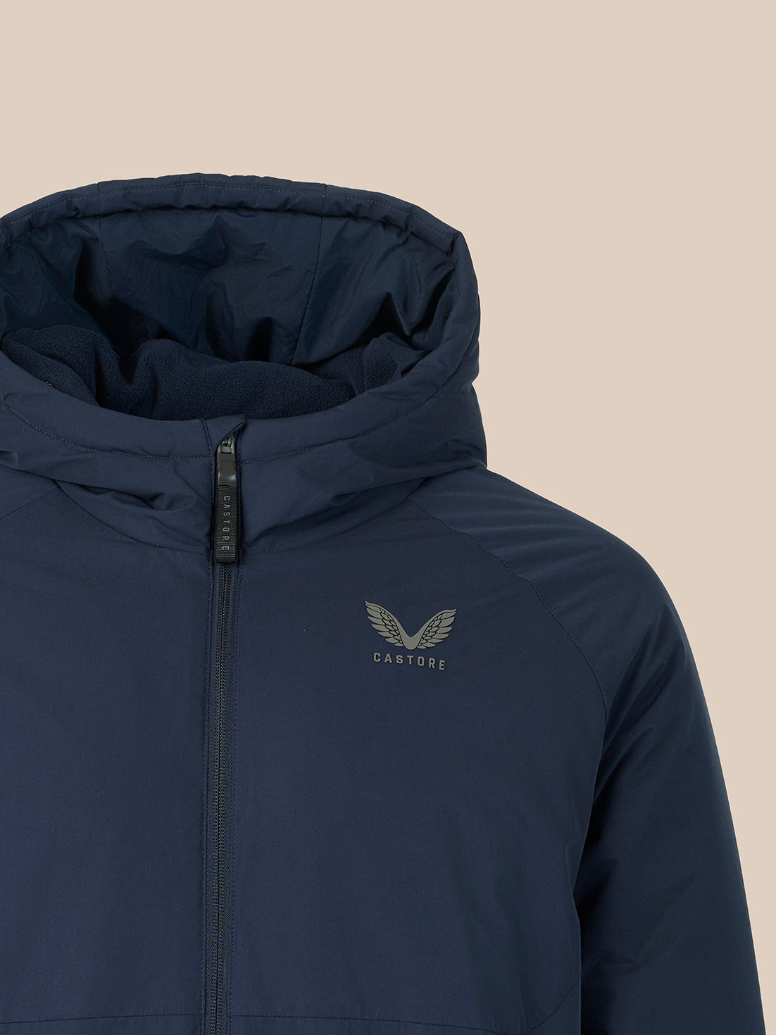 Herren Longline Wadded Jacke – Marineblau - Navy