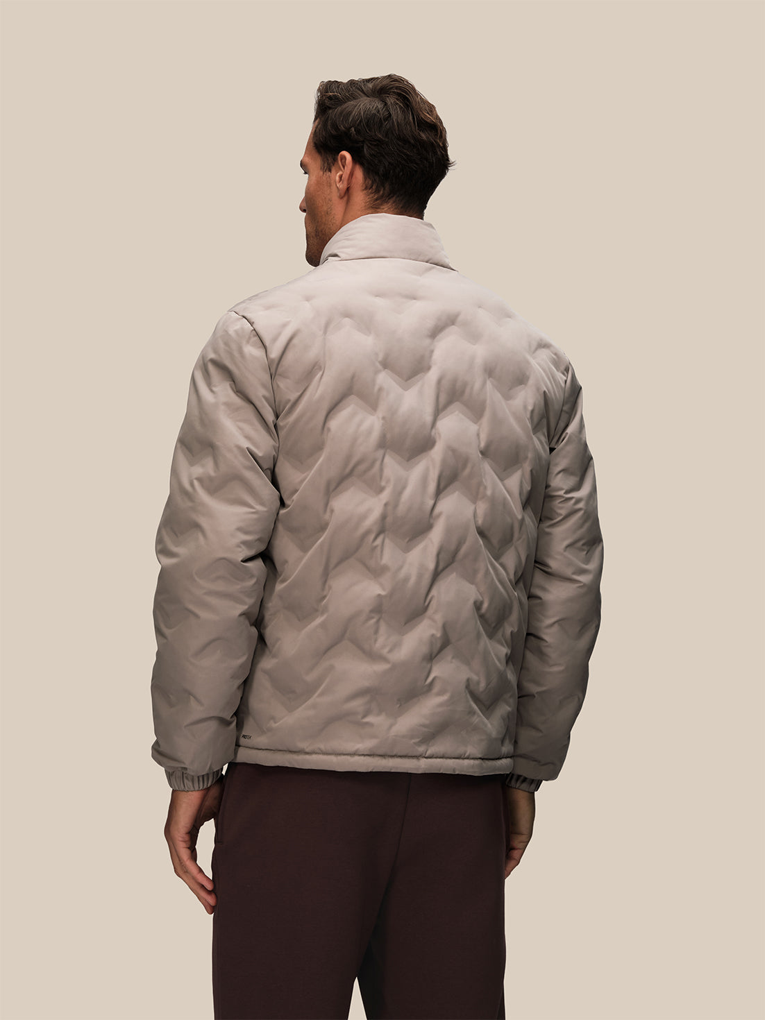 Hombre Chaqueta acolchada - Topo - Taupe