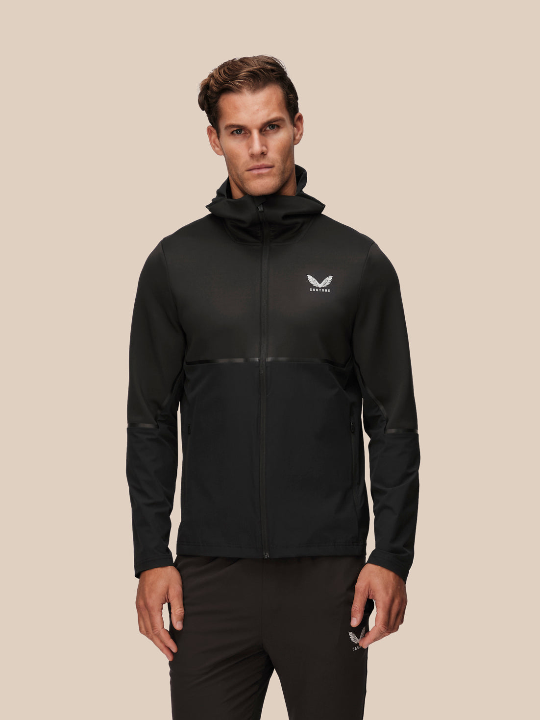 Chaqueta Hombre Thermo Athletic Fit – Negro - Negro