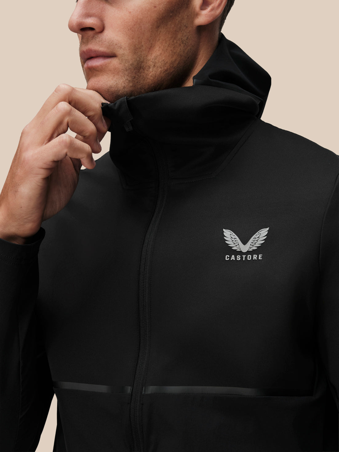 Chaqueta Hombre Thermo Athletic Fit – Negro - Negro