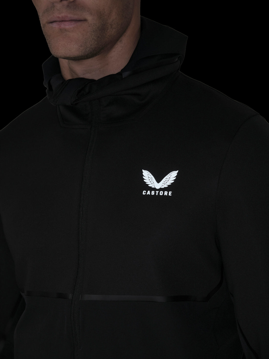Chaqueta Hombre Thermo Athletic Fit – Negro - Negro