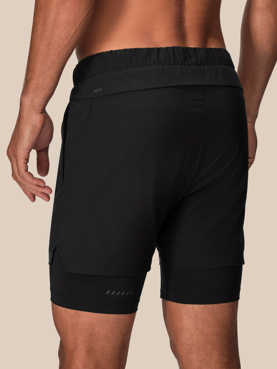 Herren Reiss x Castore 2-In-1 Shorts - Schwarz