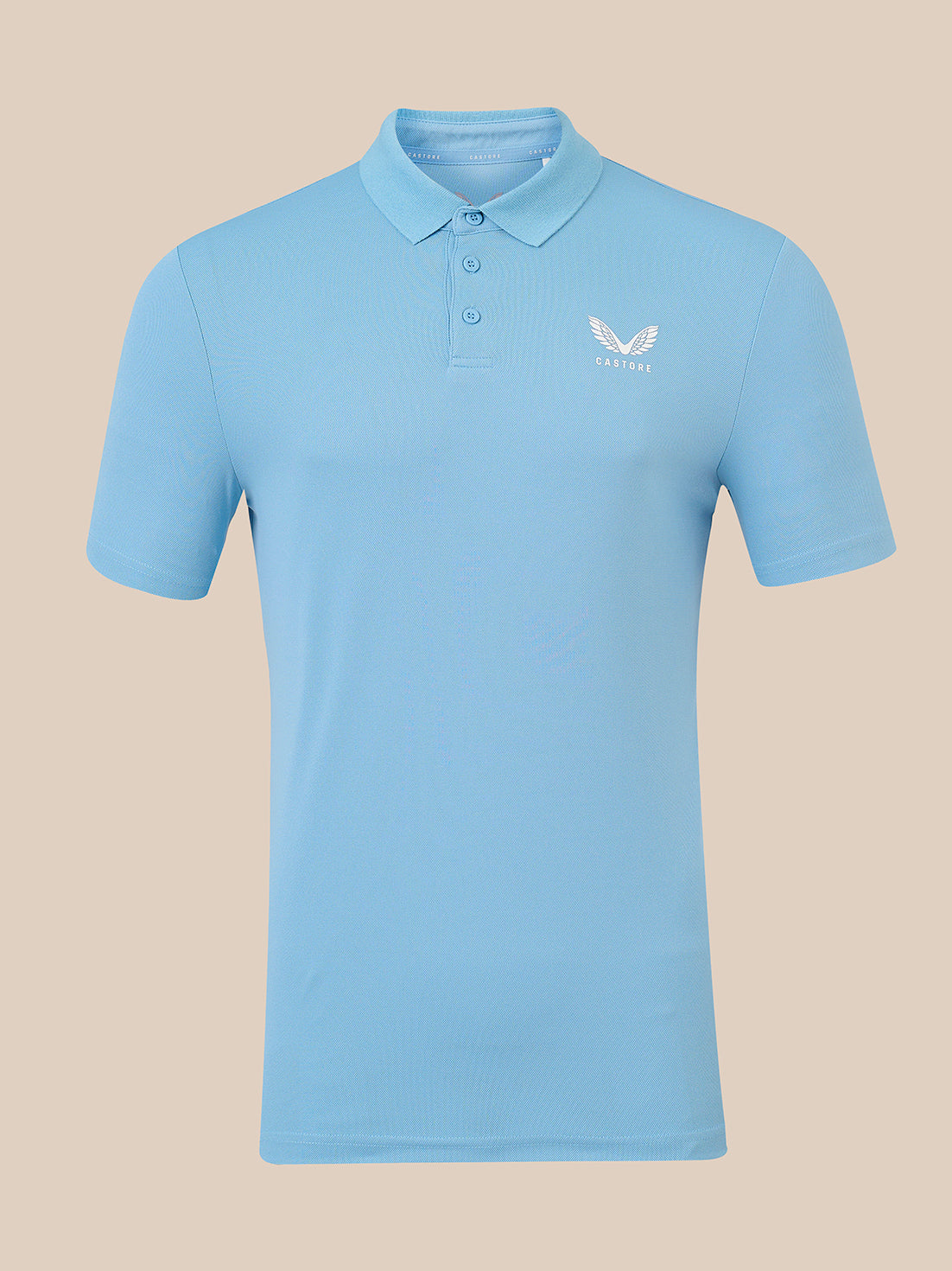 Herren Core Athletic Fit Poloshirt – Blau - Blau